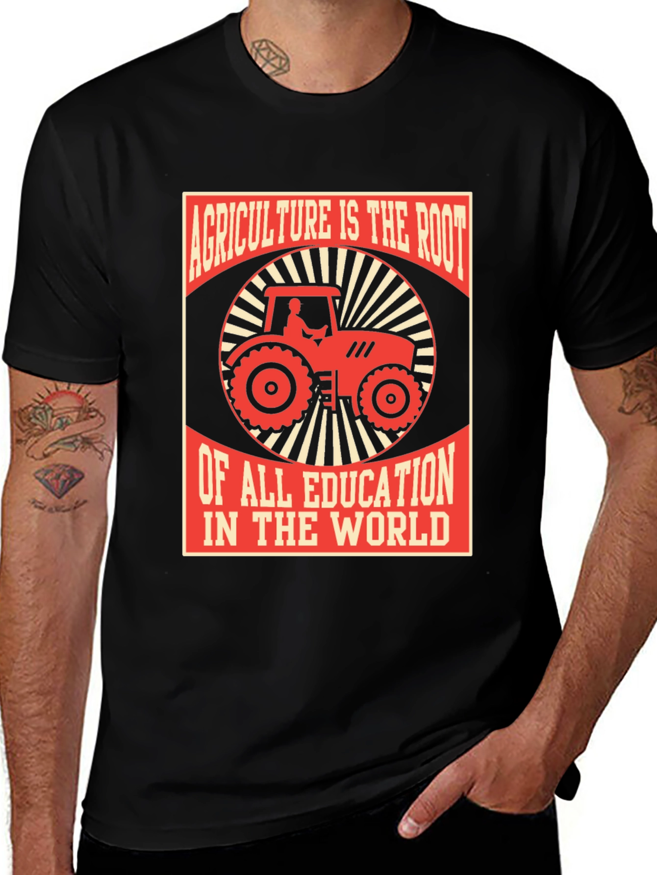 Agriculture Education Graphic Tee - Black