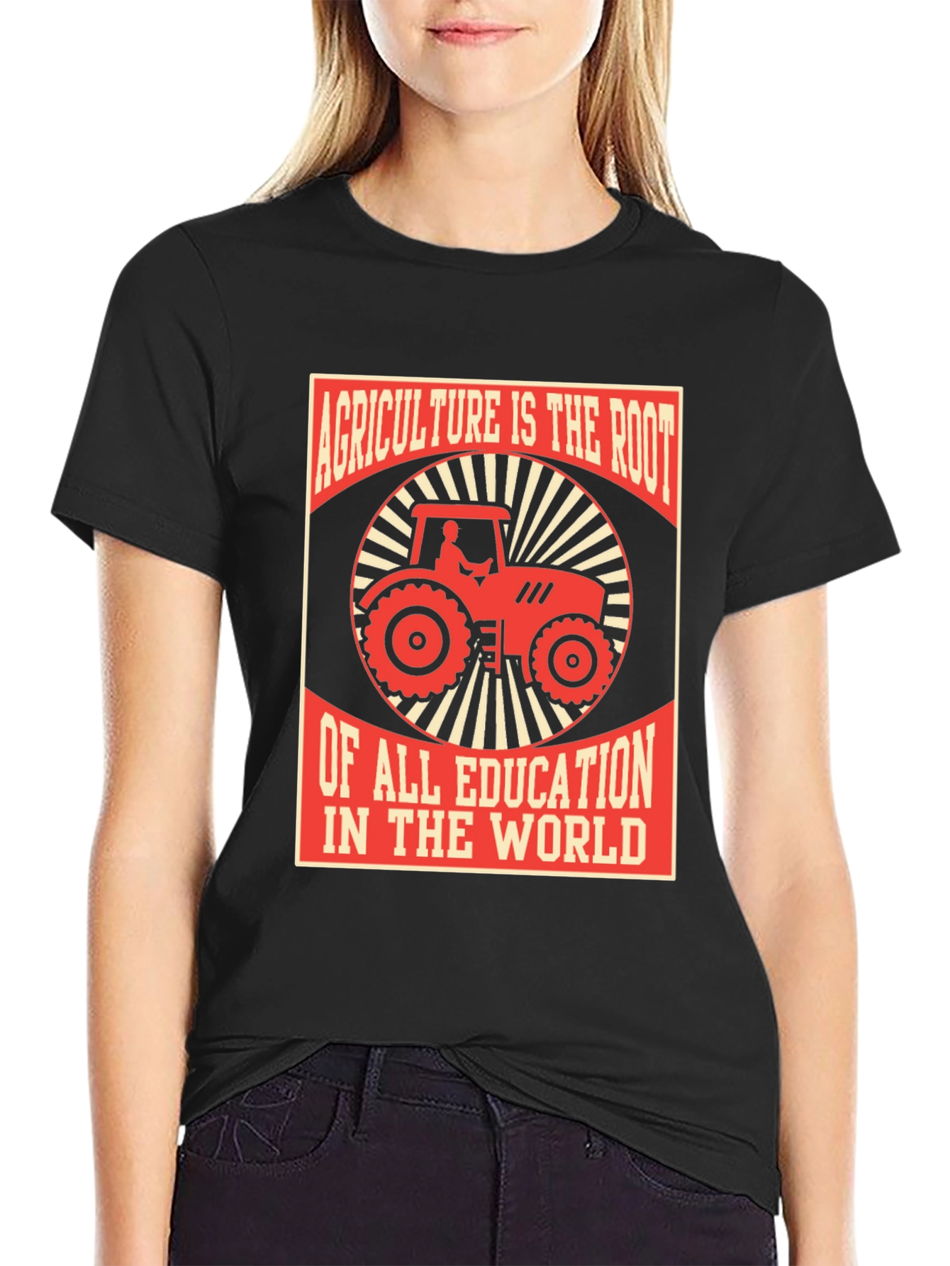 Agriculture Education Graphic Tee - Black