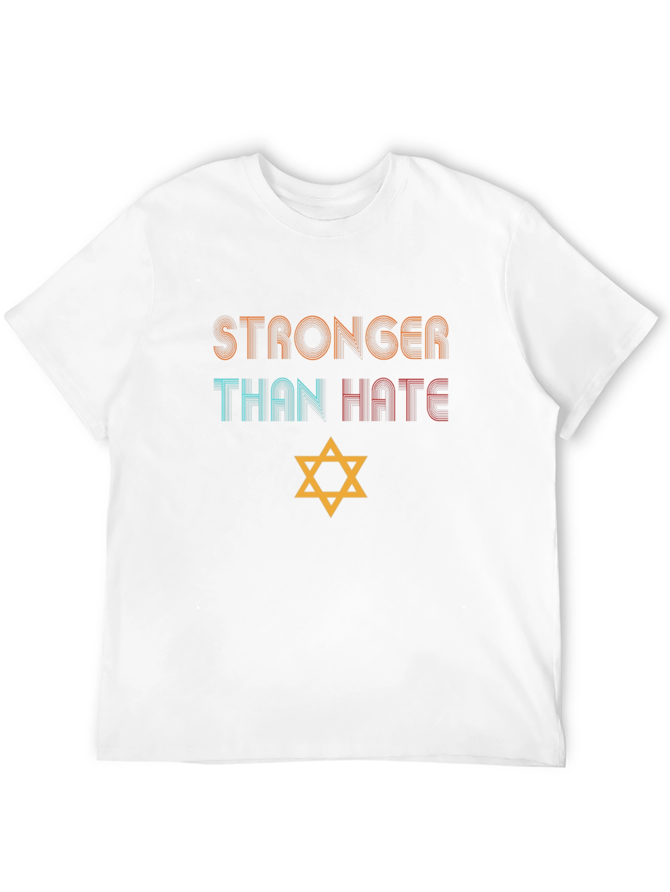 Stronger Than Hate T-Shirt - Unisex Black Tee