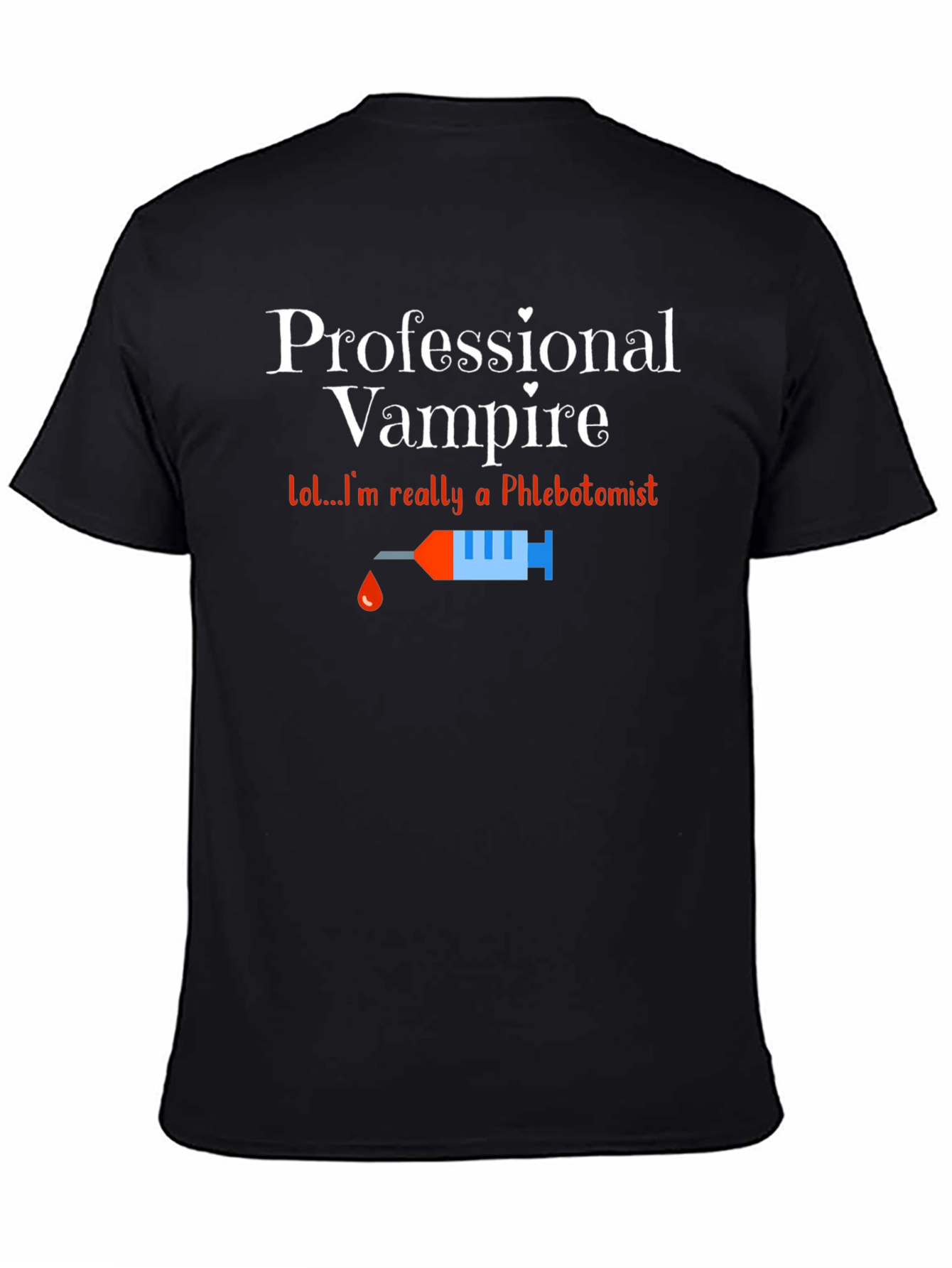 Funny Professional Vampire Phlebotomist T-Shirt