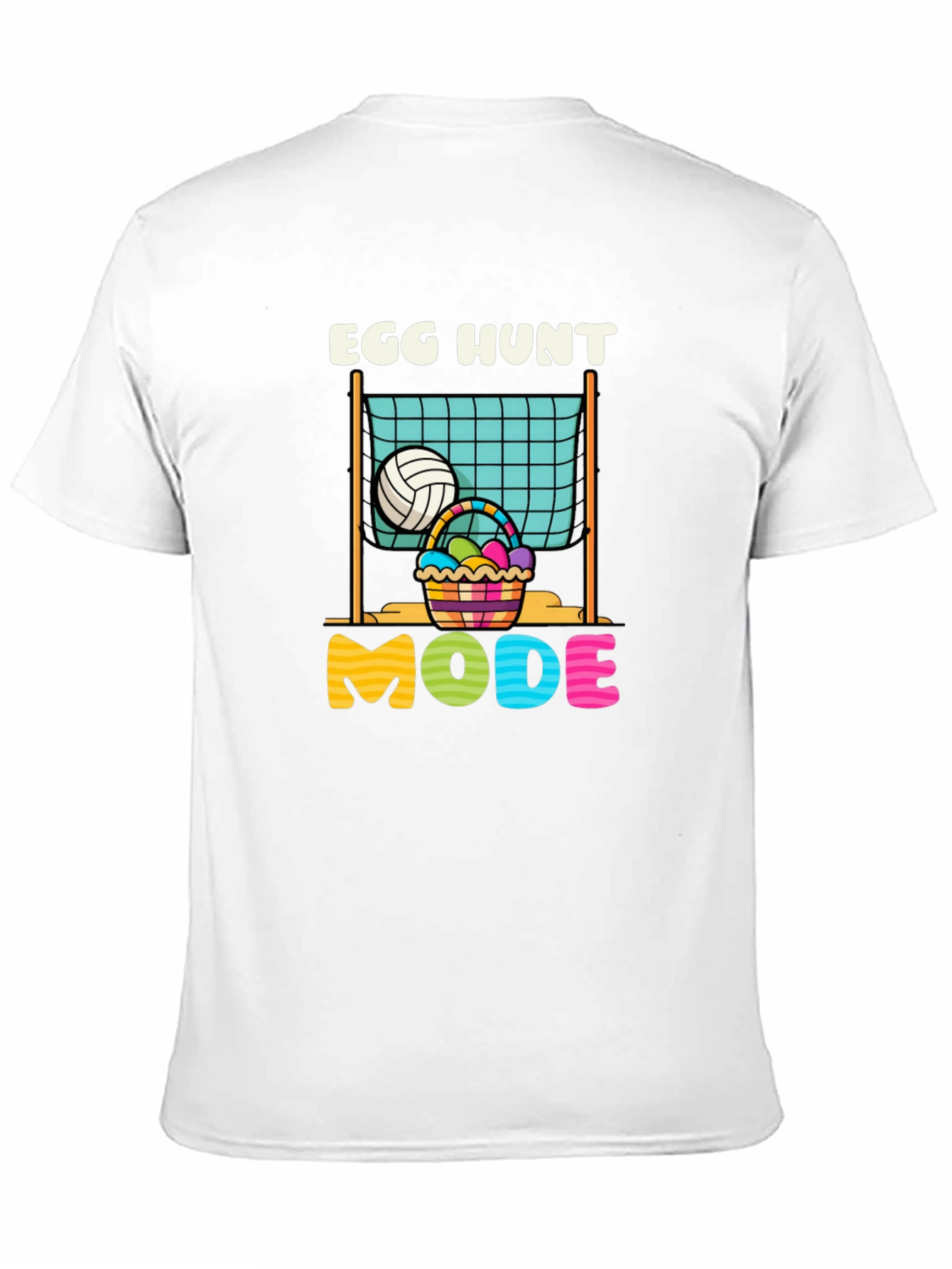 Egg Hunt Mode Volleyball Easter T-Shirt