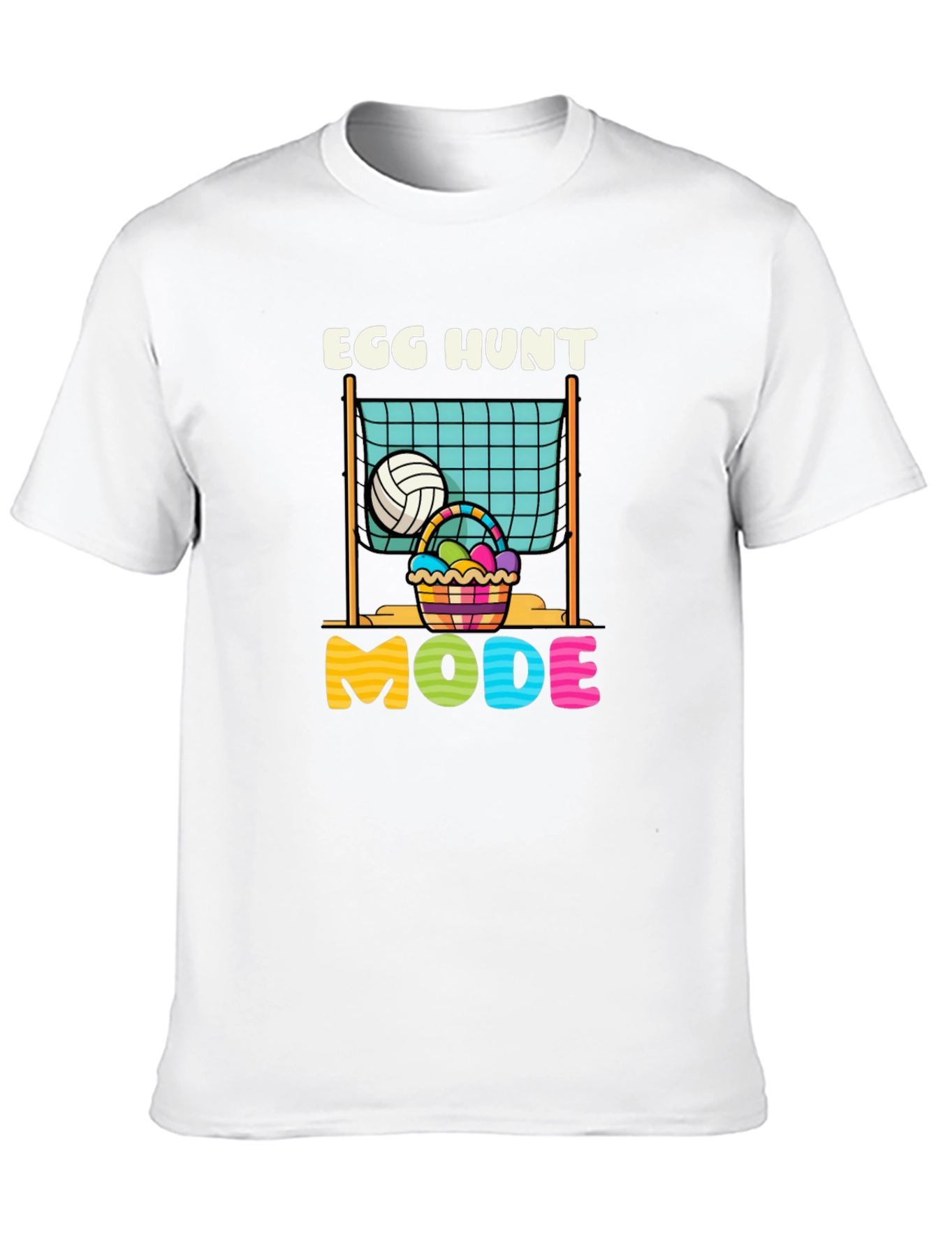 Egg Hunt Mode Volleyball Easter T-Shirt