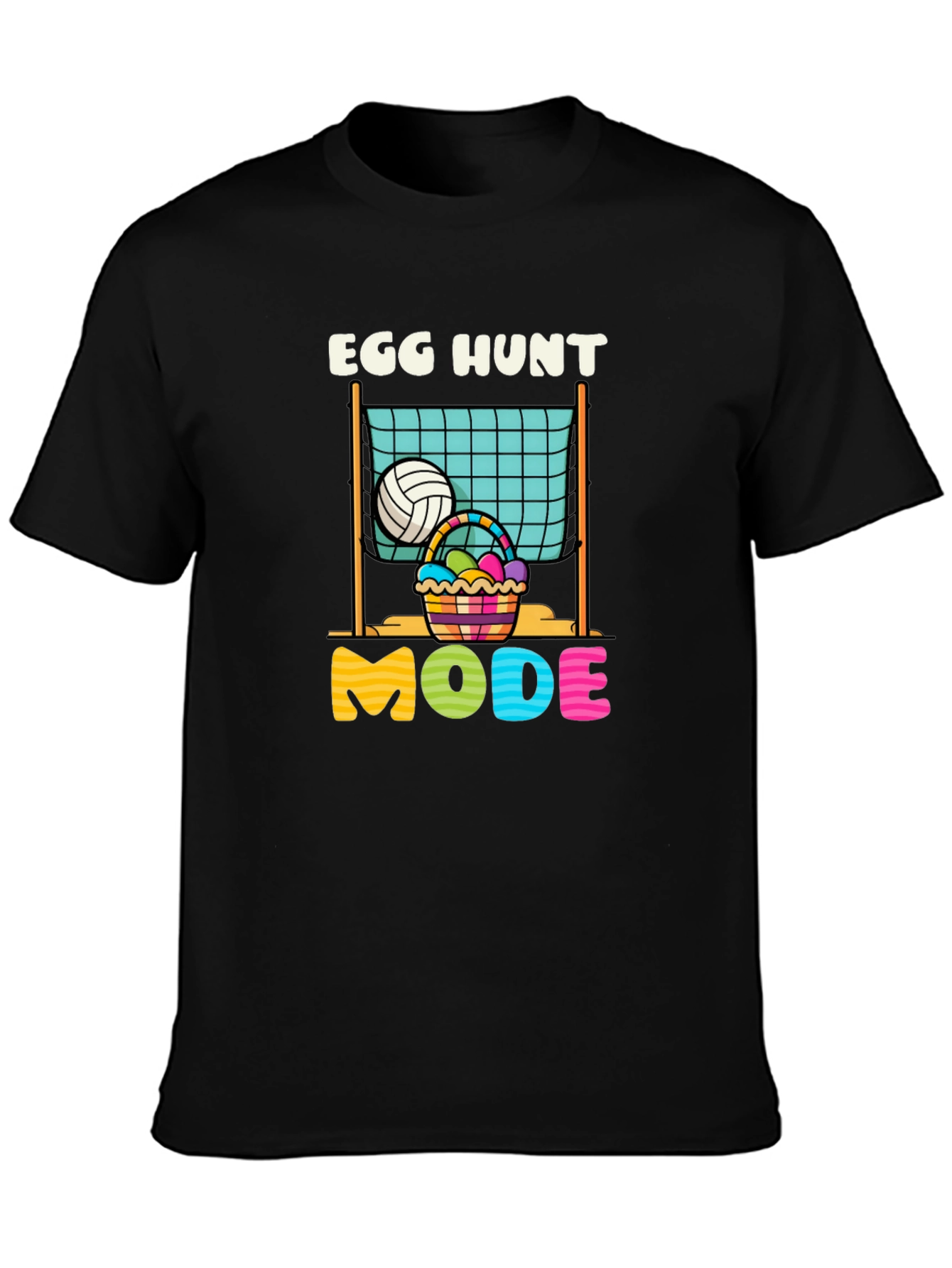 Egg Hunt Mode Volleyball Easter T-Shirt