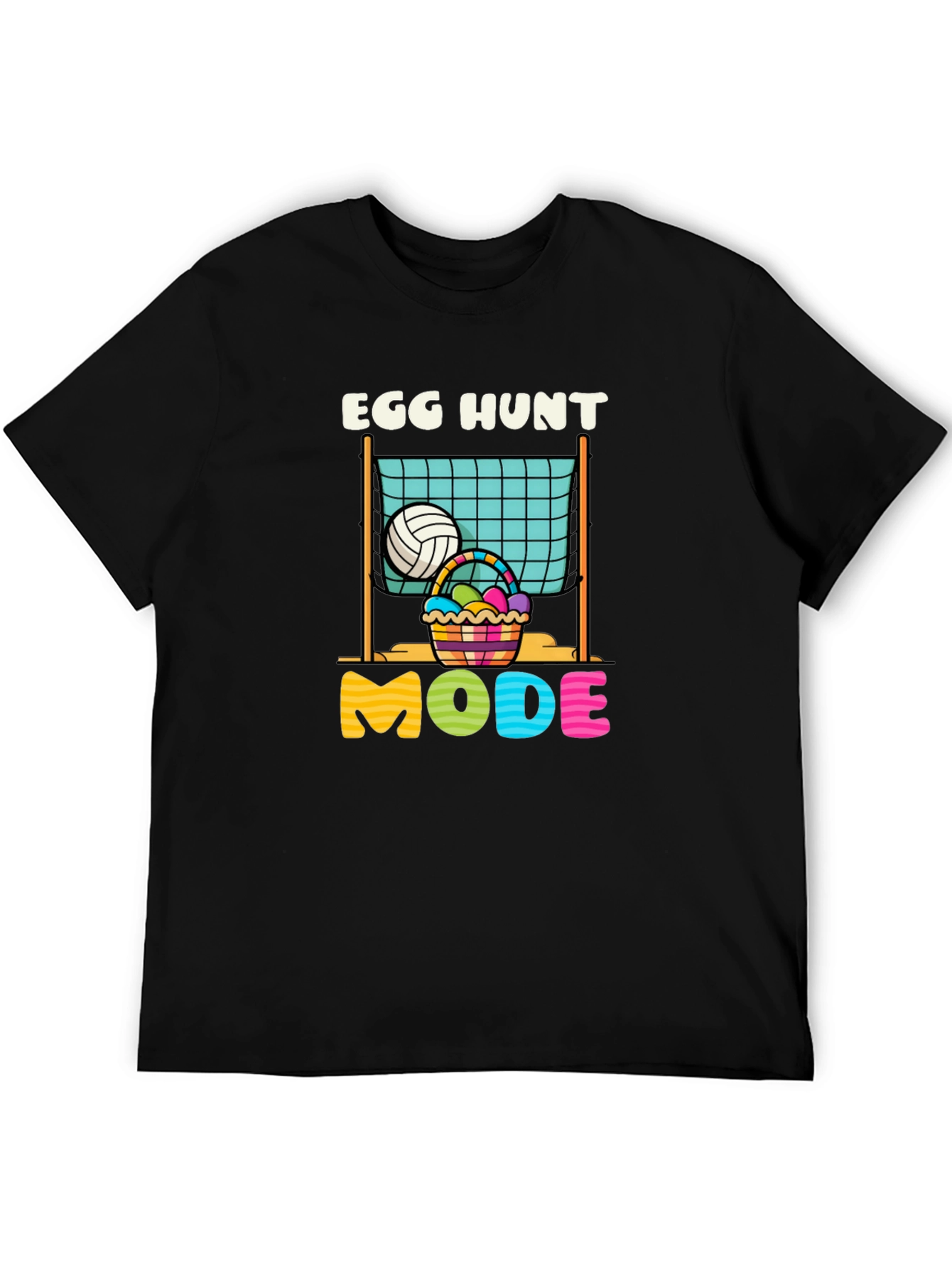 Egg Hunt Mode Volleyball Easter T-Shirt