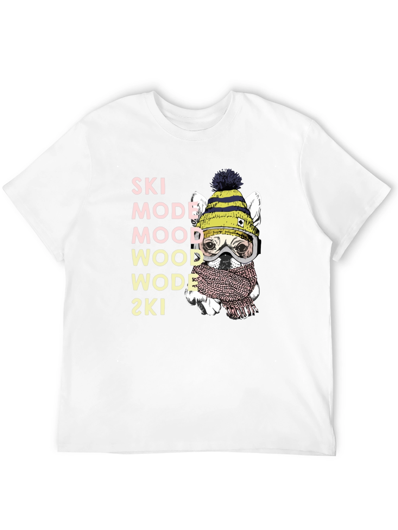 Ski Mode Dog T-Shirt
