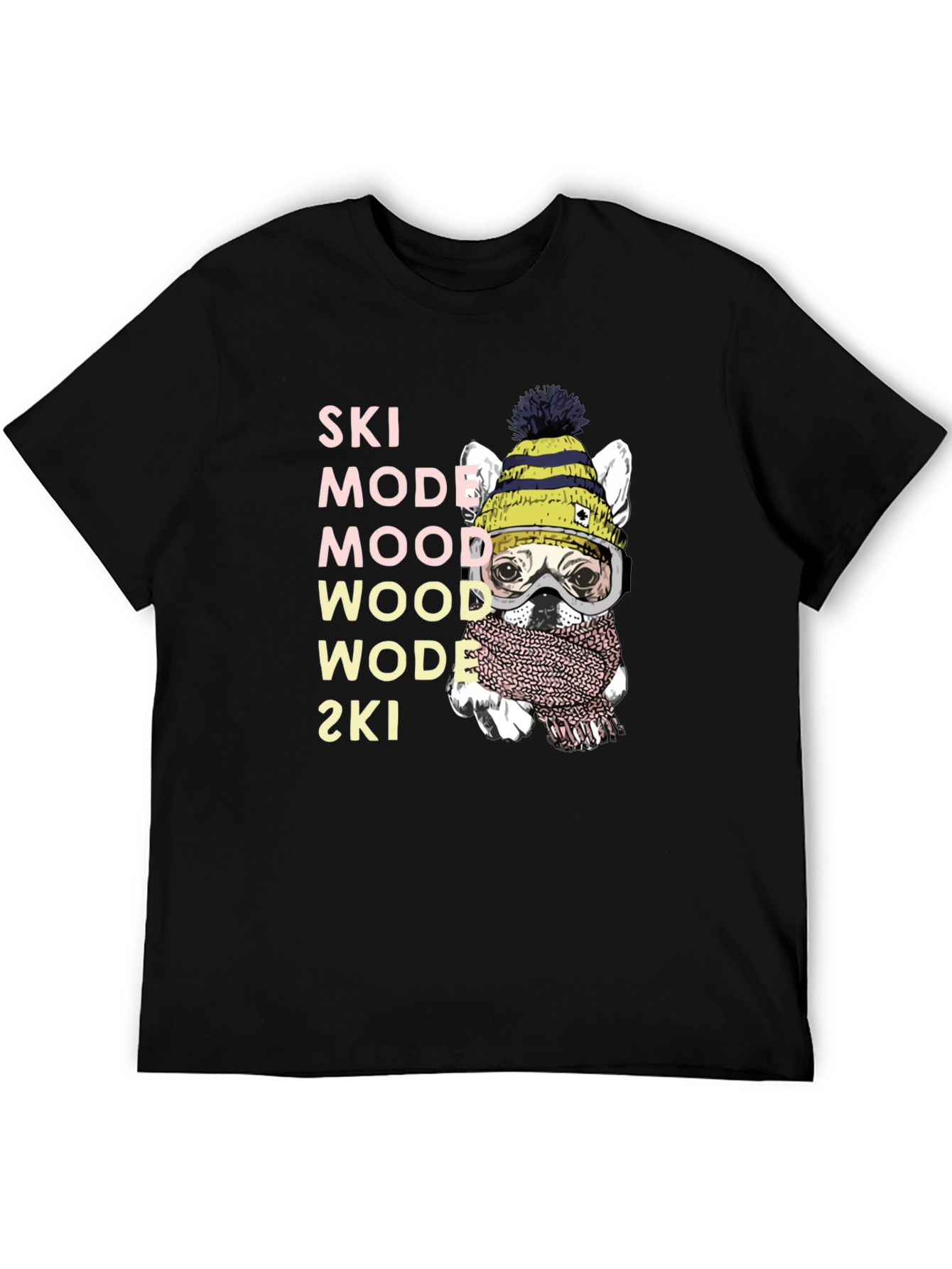 Ski Mode Dog T-Shirt