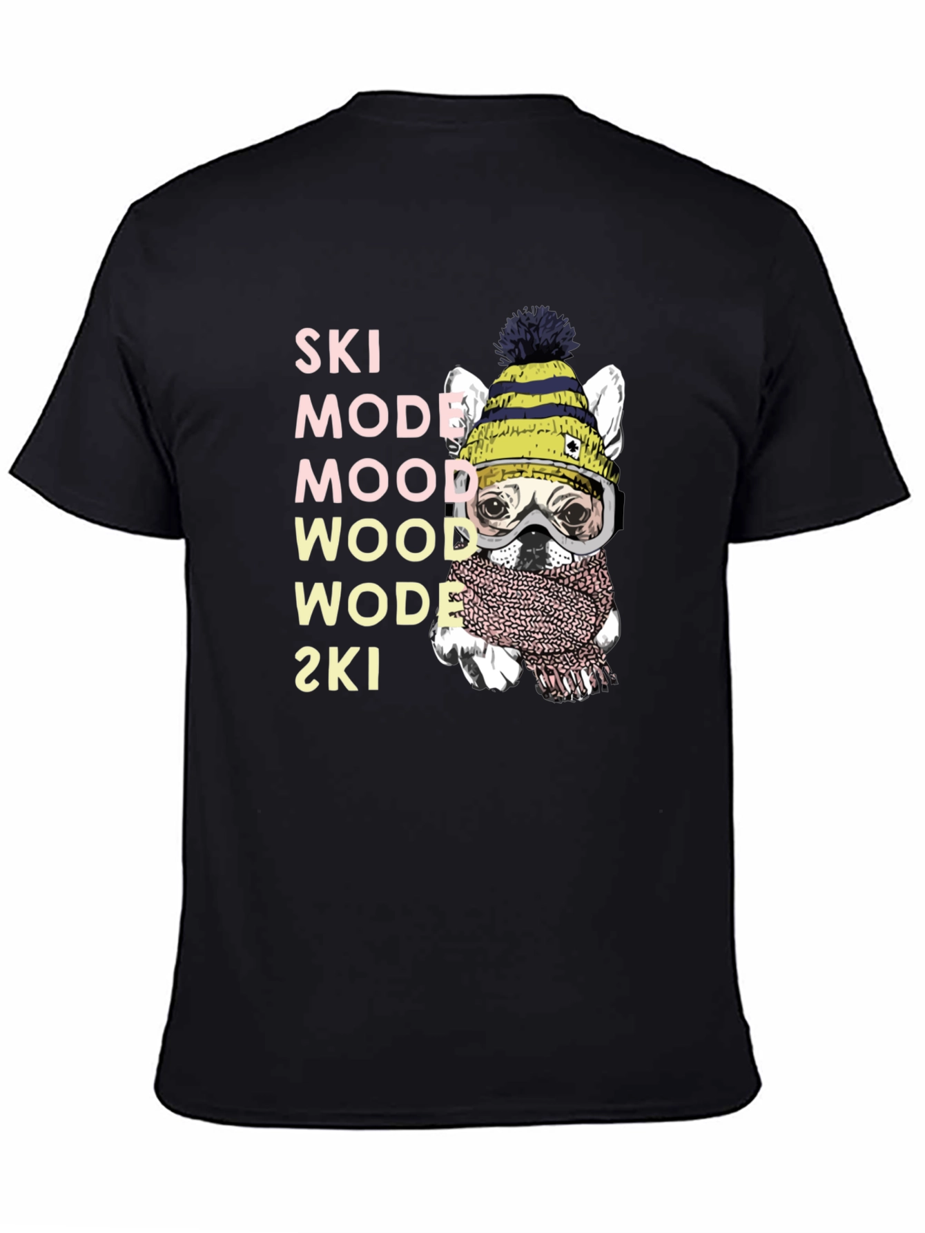 Ski Mode Dog T-Shirt