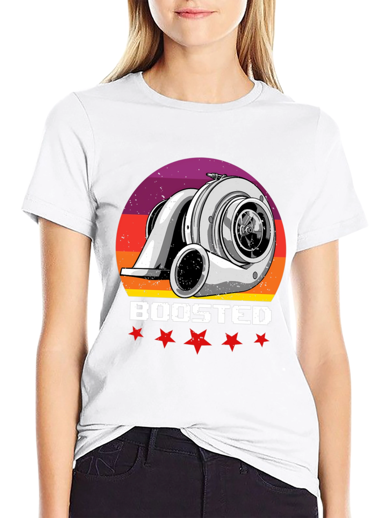 Boosted Turbo Graphic T-Shirt - Car Enthusiast Tee