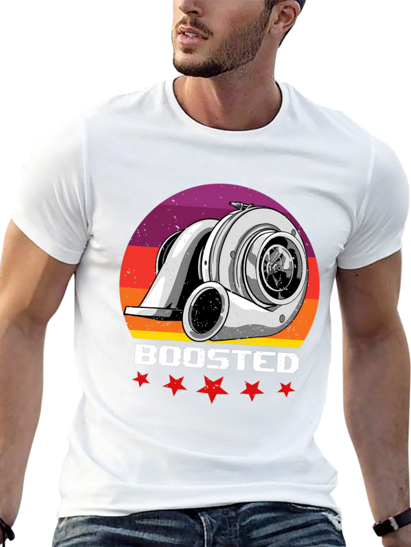 Boosted Turbo Graphic T-Shirt - Car Enthusiast Tee