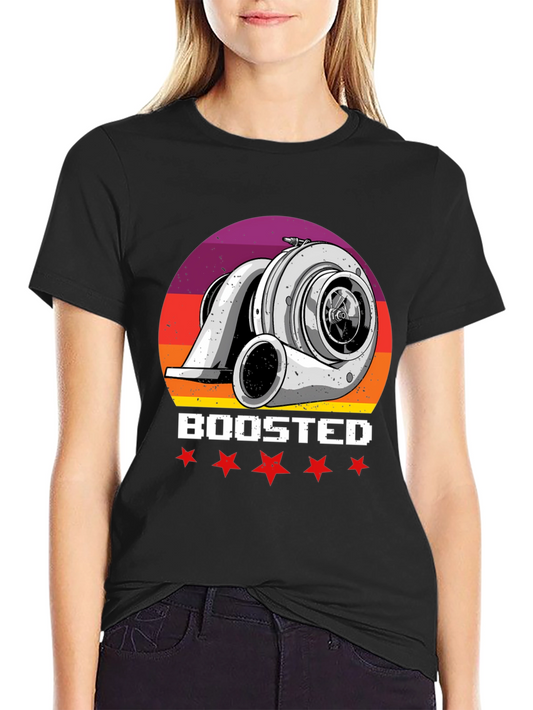 Boosted Turbo Graphic T-Shirt - Car Enthusiast Tee