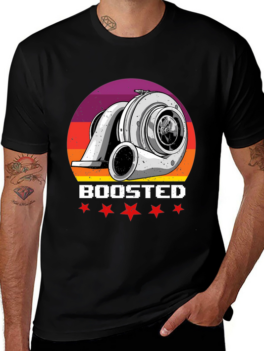 Boosted Turbo Graphic T-Shirt - Car Enthusiast Tee