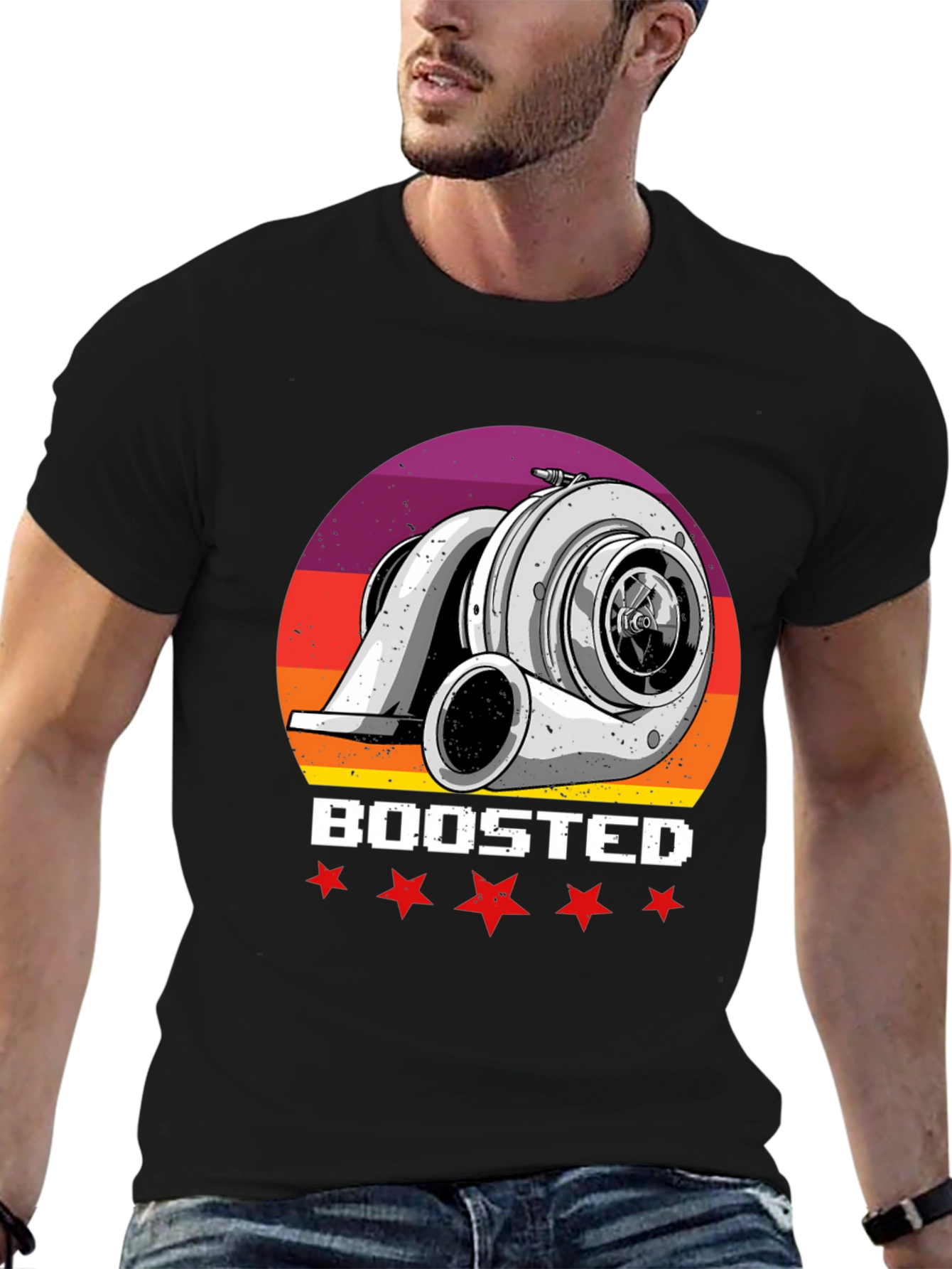 Boosted Turbo Graphic T-Shirt - Car Enthusiast Tee