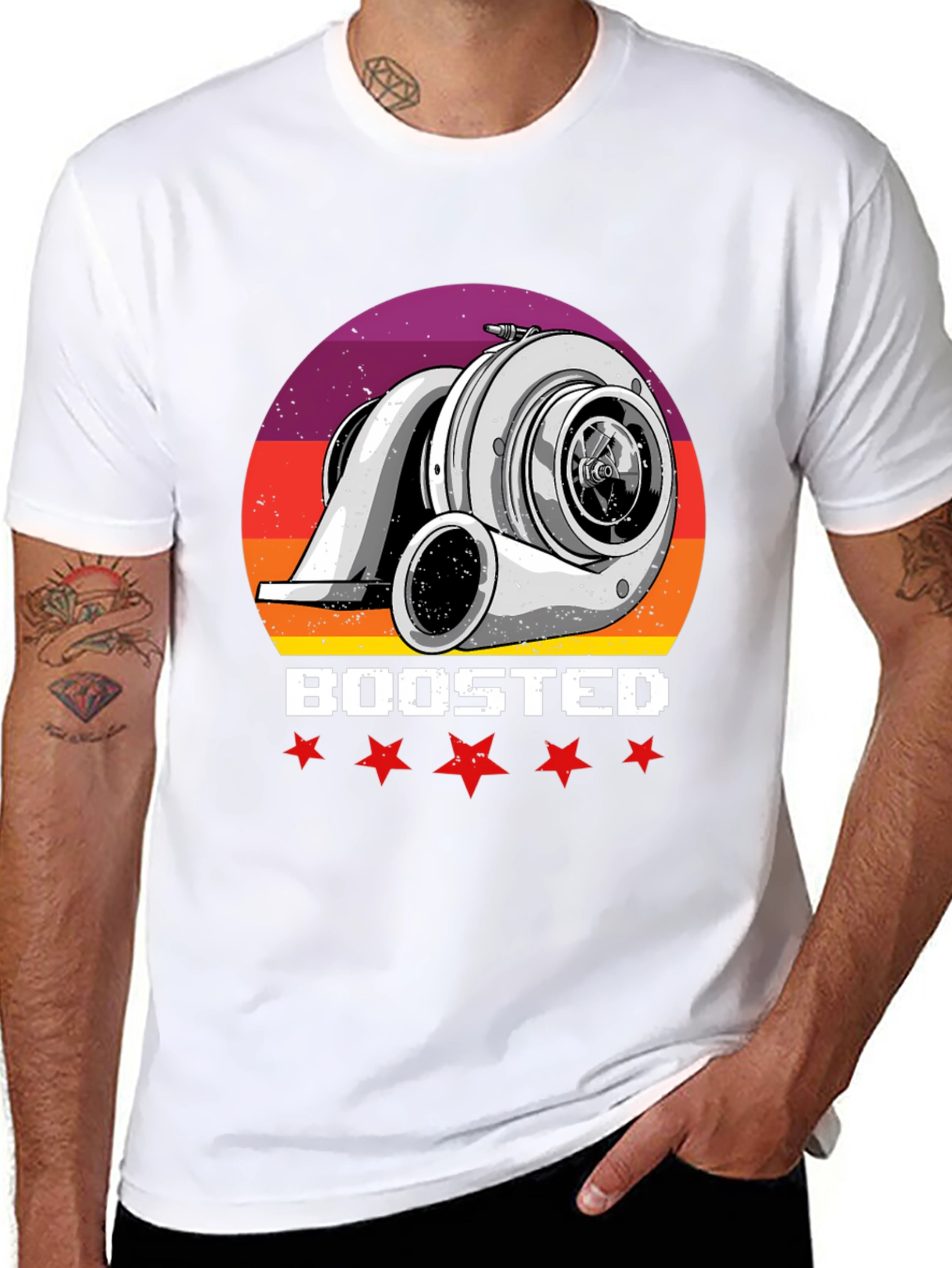 Boosted Turbo Graphic T-Shirt - Car Enthusiast Tee