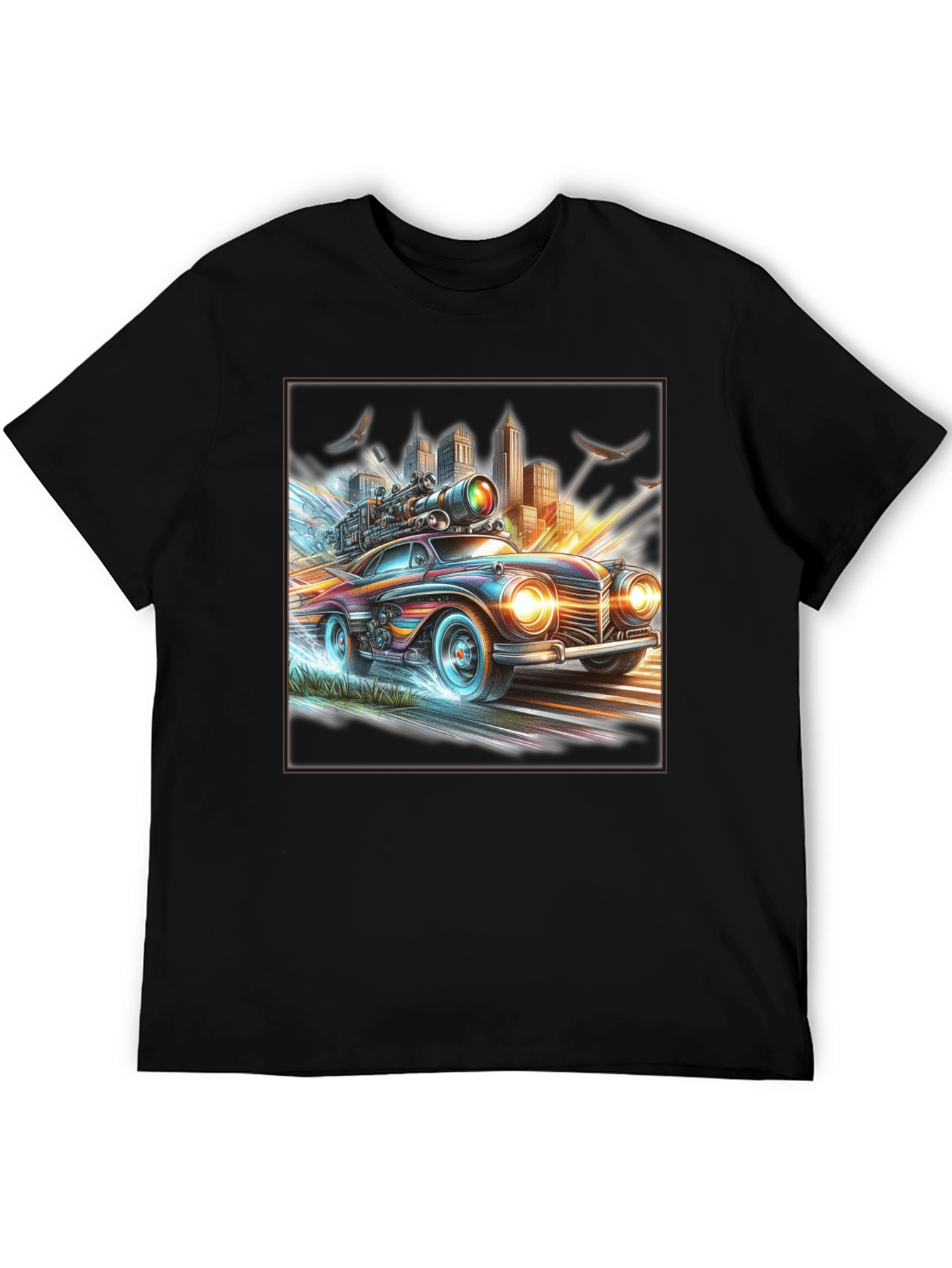 Retro Futuristic Car T-Shirt