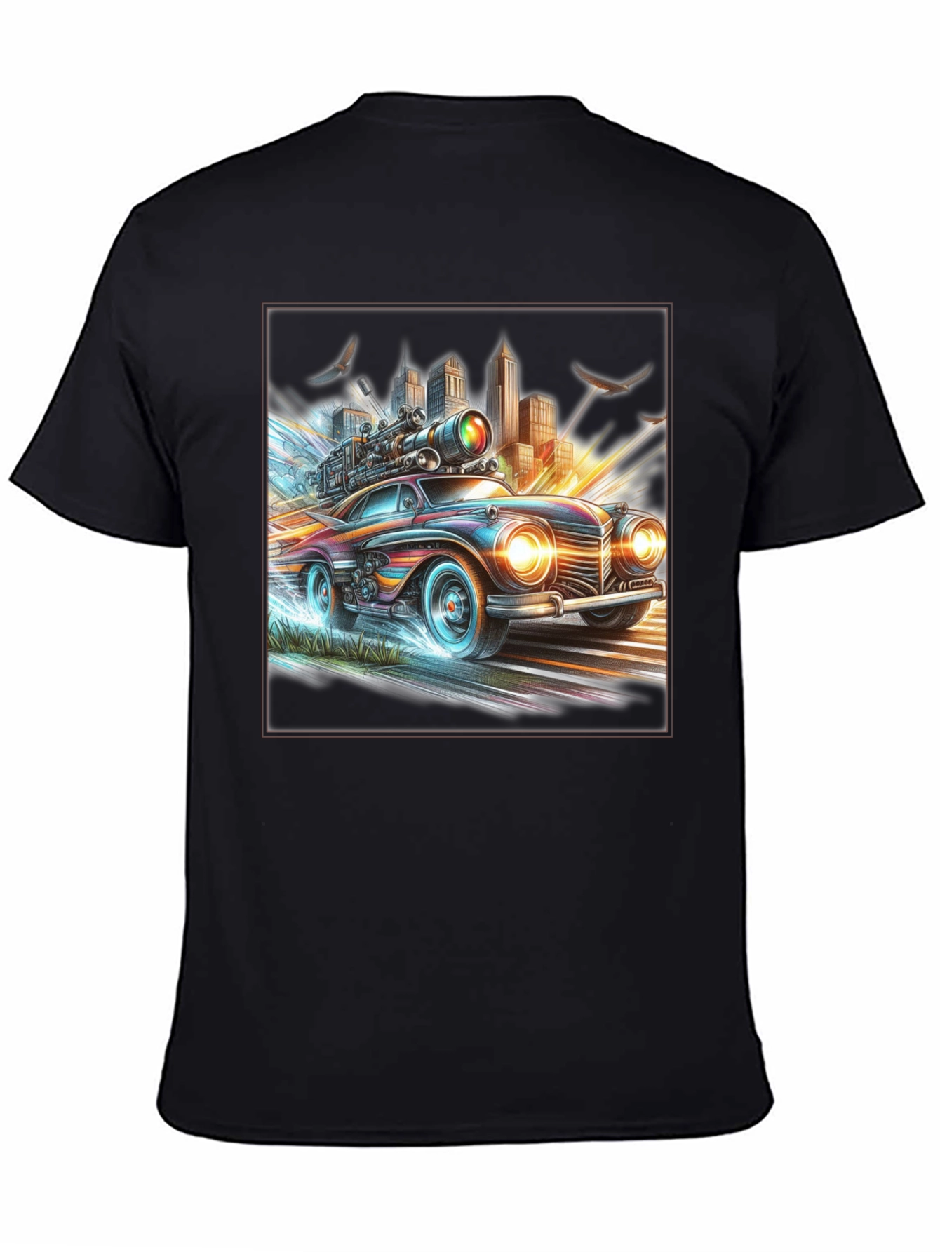 Retro Futuristic Car T-Shirt