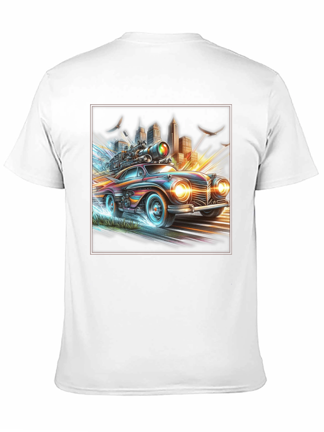 Retro Futuristic Car T-Shirt