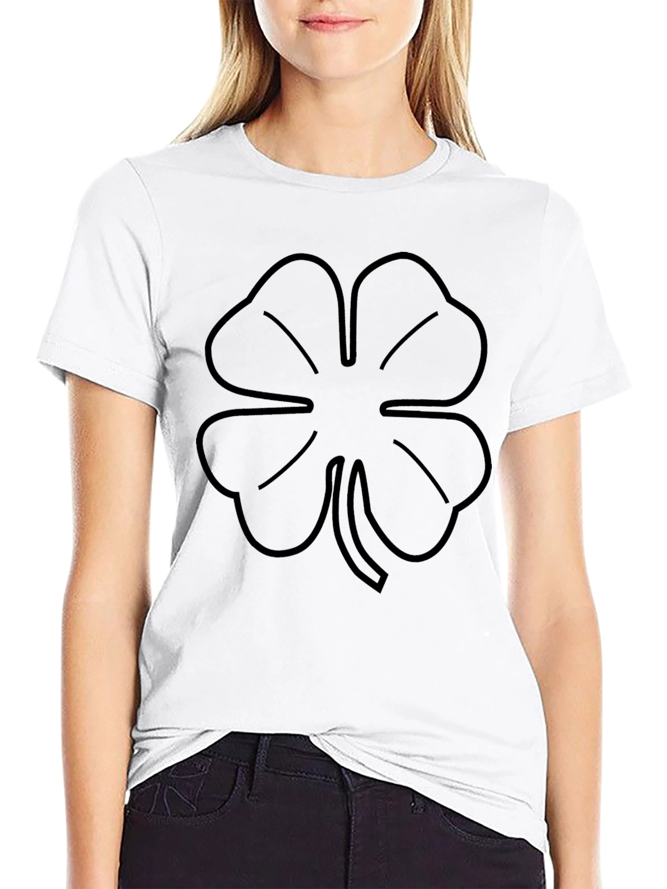 Black Clover T-Shirt - Four Leaf Design