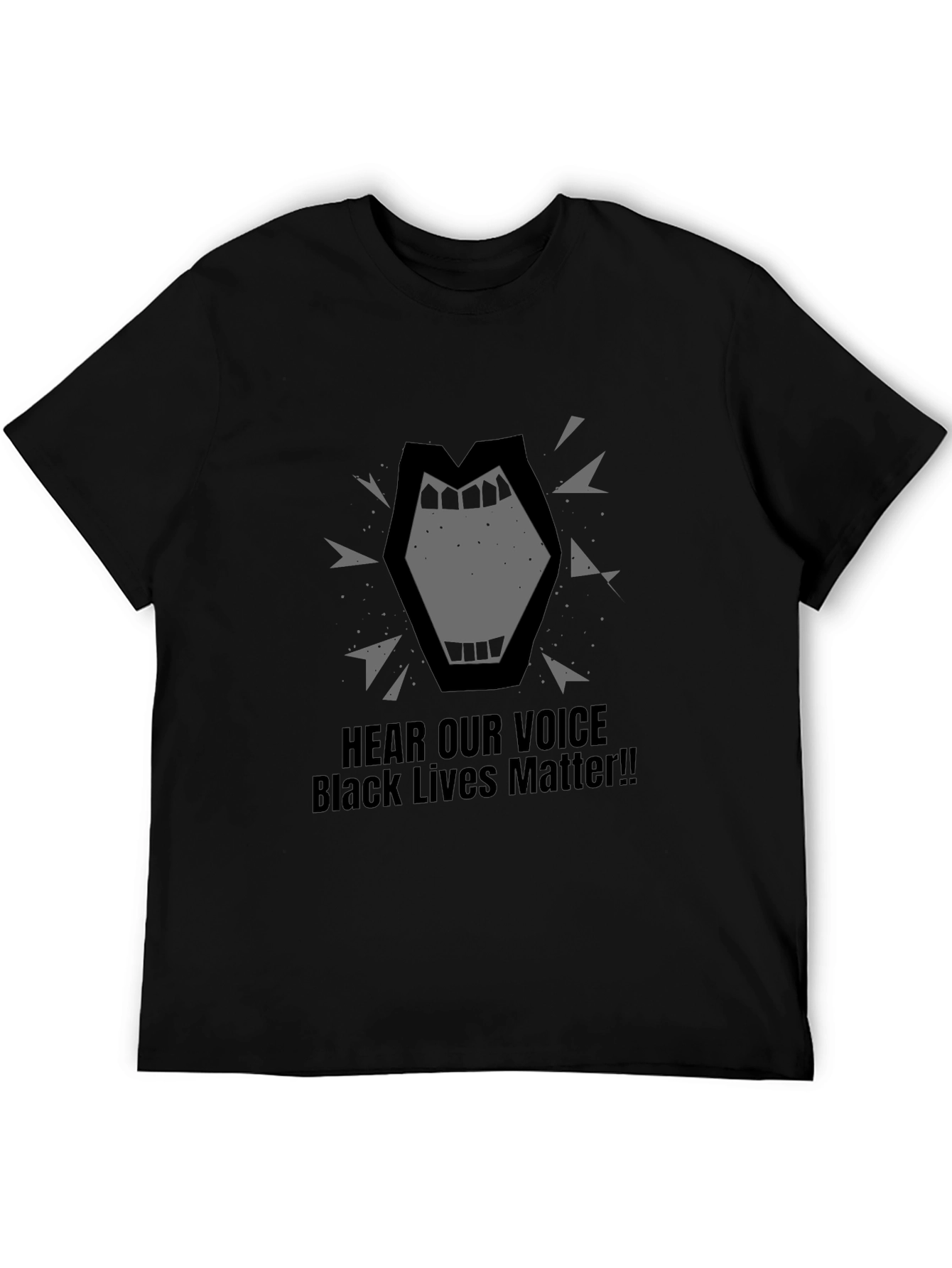 Black Lives Matter Graphic Tee - Hear Our Voice
