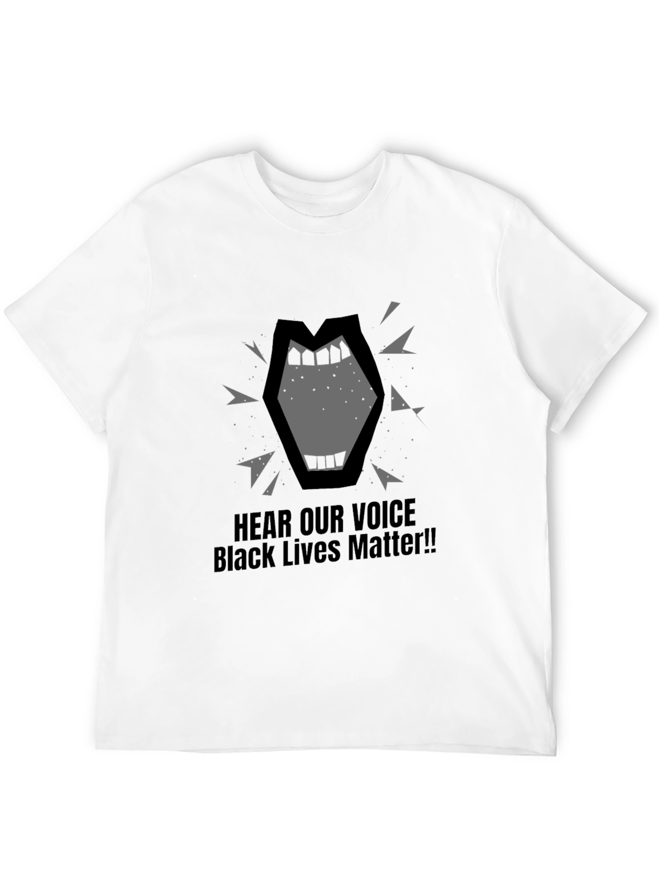 Black Lives Matter Graphic Tee - Hear Our Voice