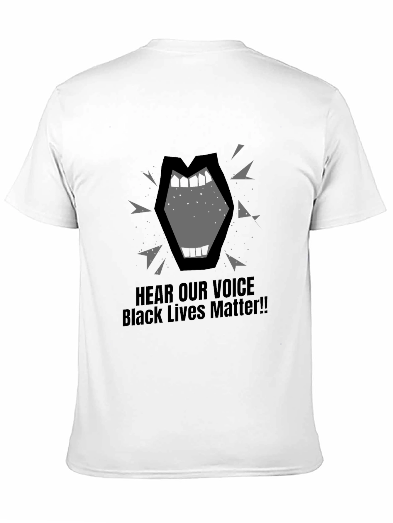 Black Lives Matter Graphic Tee - Hear Our Voice