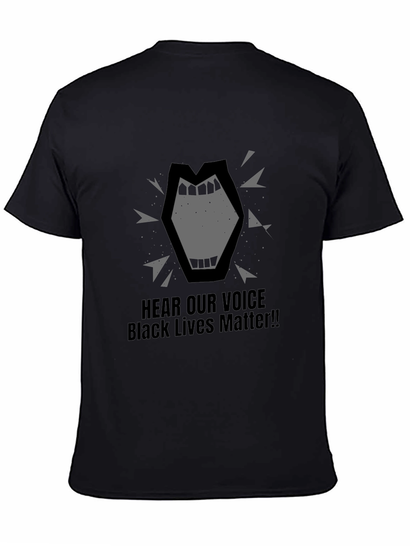 Black Lives Matter Graphic Tee - Hear Our Voice