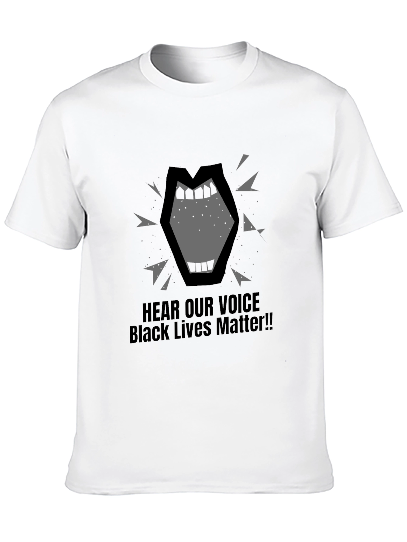Black Lives Matter Graphic Tee - Hear Our Voice