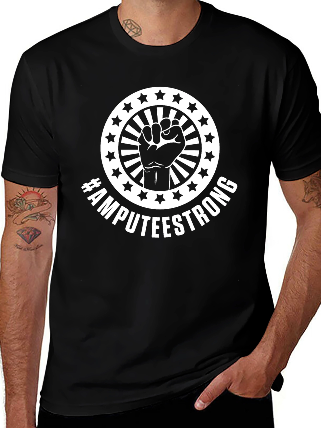 Amputee Strong Graphic T-Shirt
