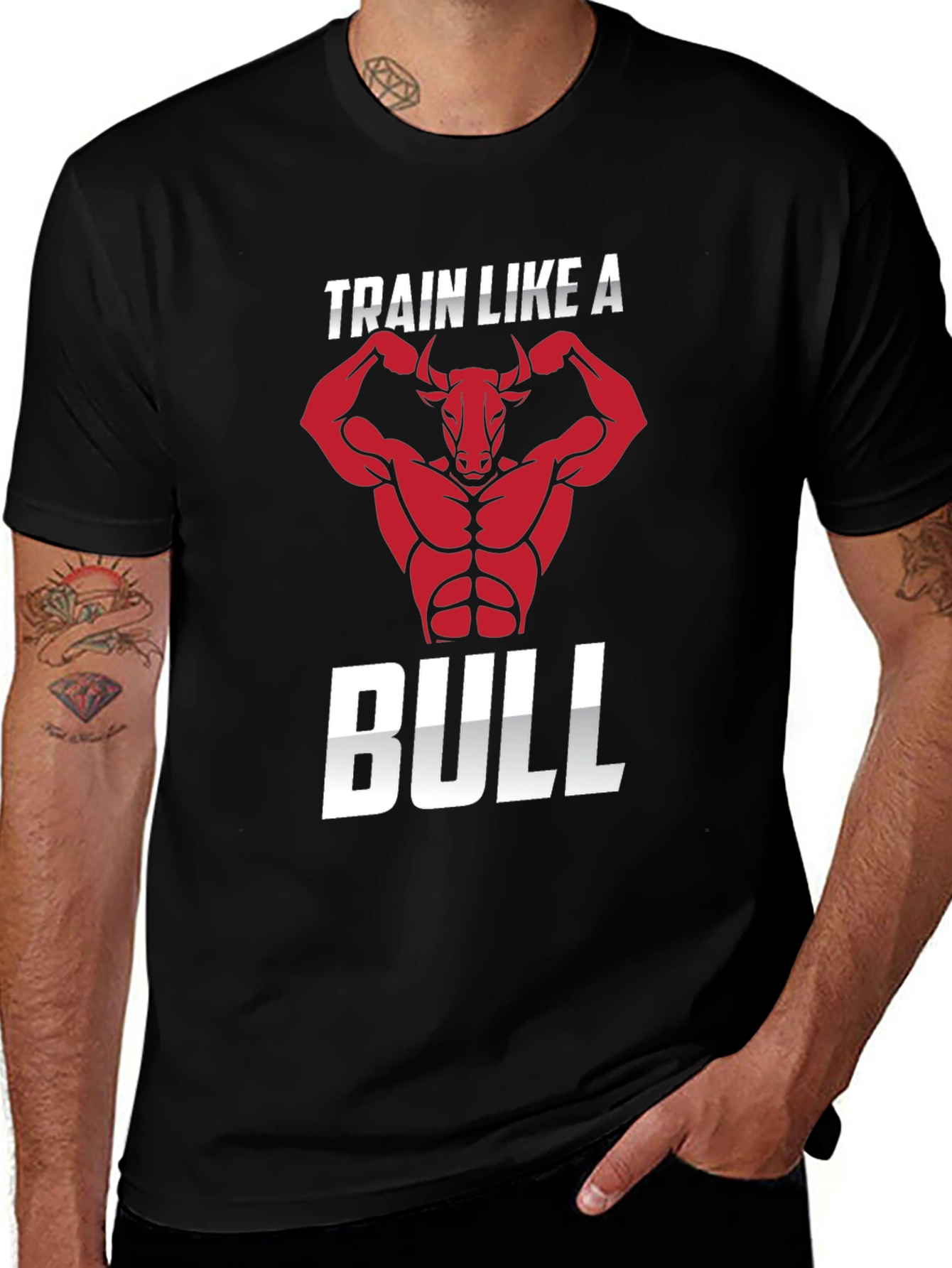 Train Like A Bull - Graphic T-Shirt