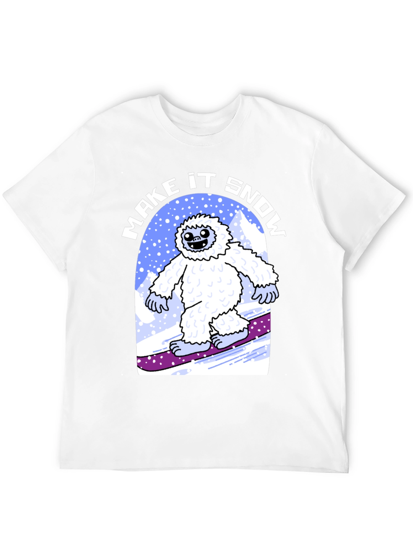 Make It Snow Yeti T-Shirt