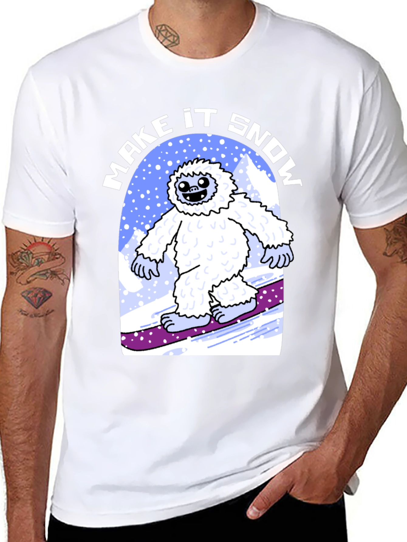 Make It Snow Yeti T-Shirt