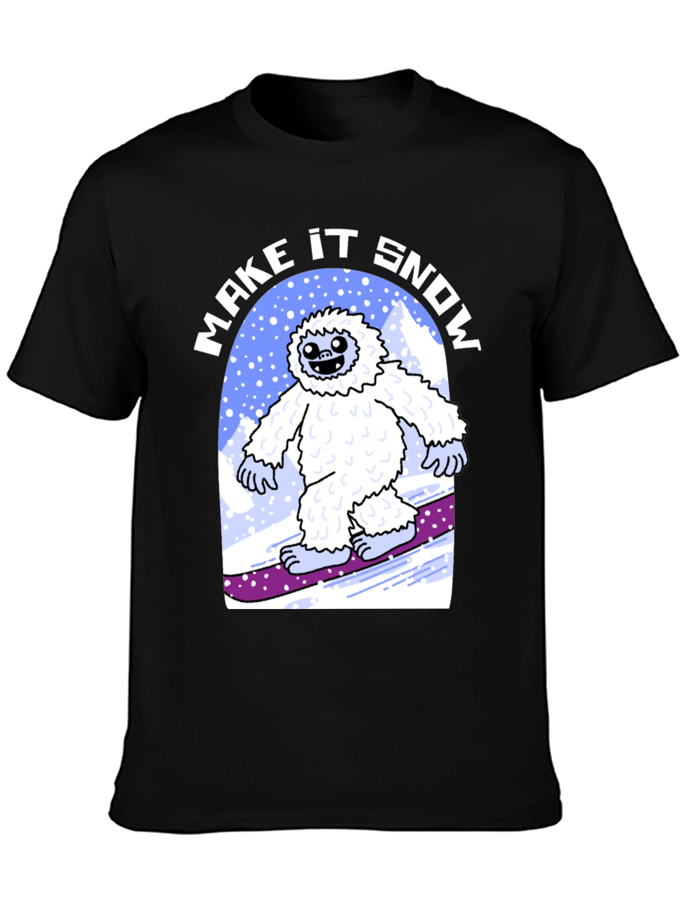 Make It Snow Yeti T-Shirt