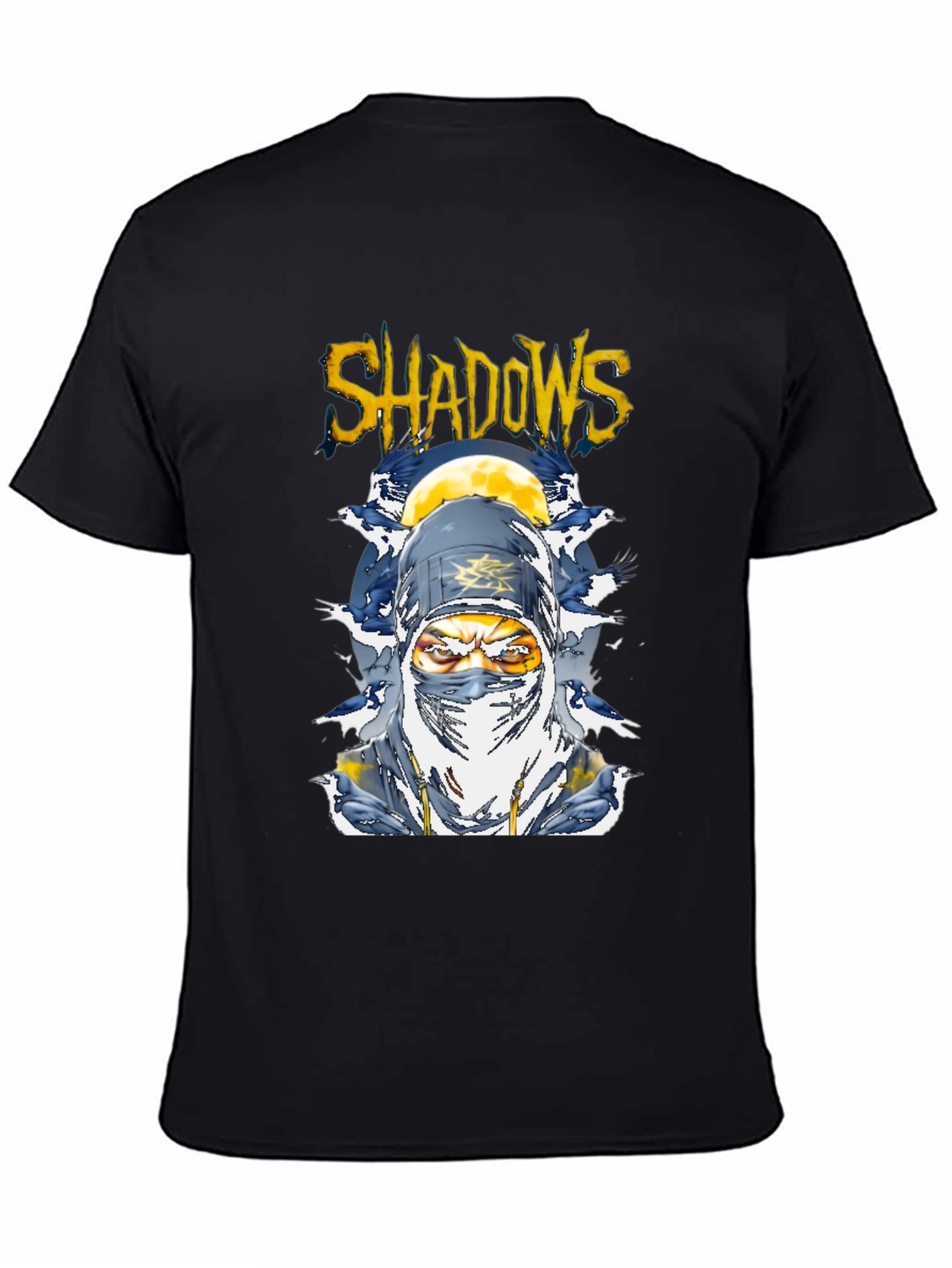 Shadows Ninja Graphic Tee - Mens Black T-Shirt