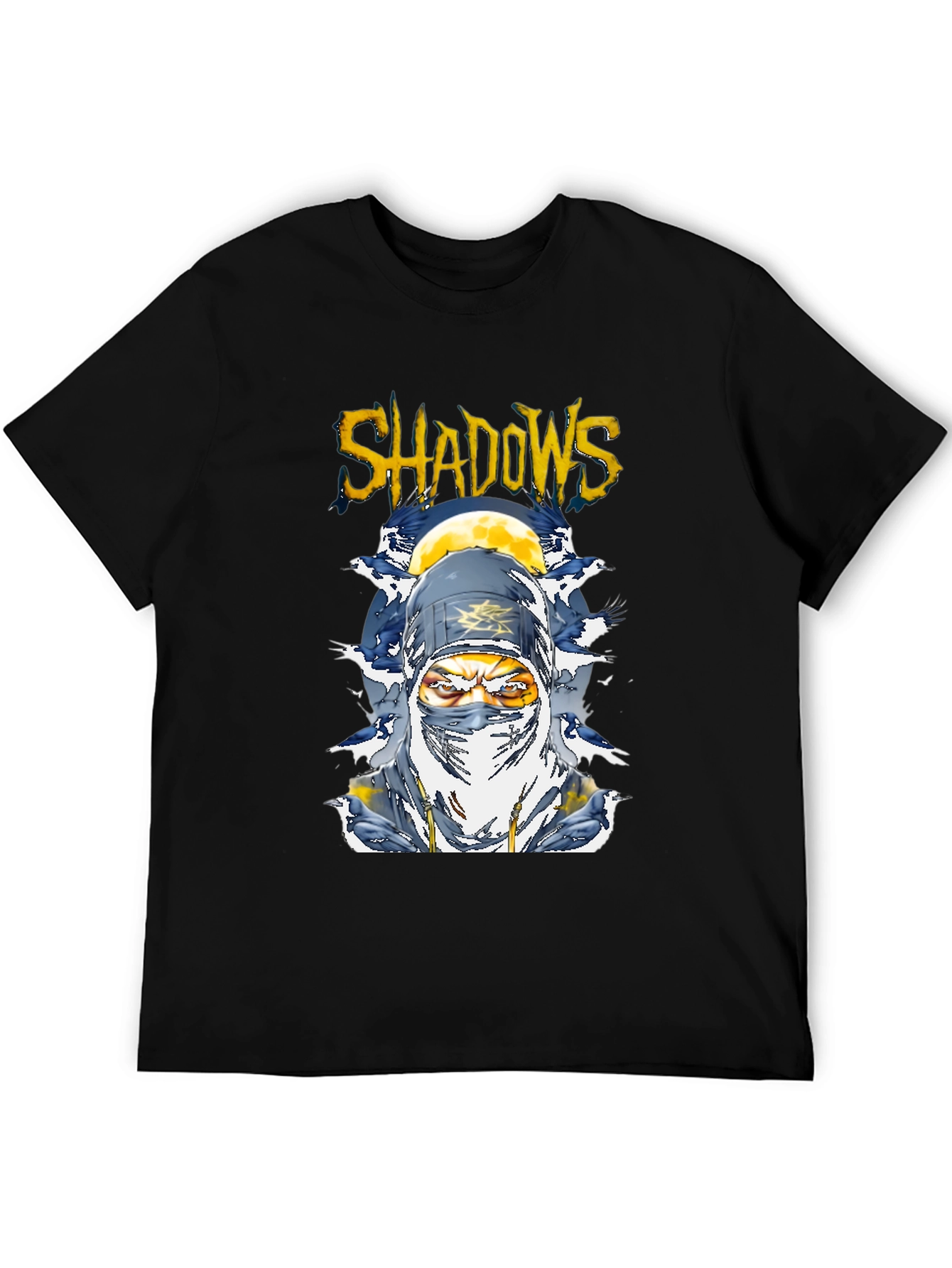 Shadows Ninja Graphic Tee - Mens Black T-Shirt