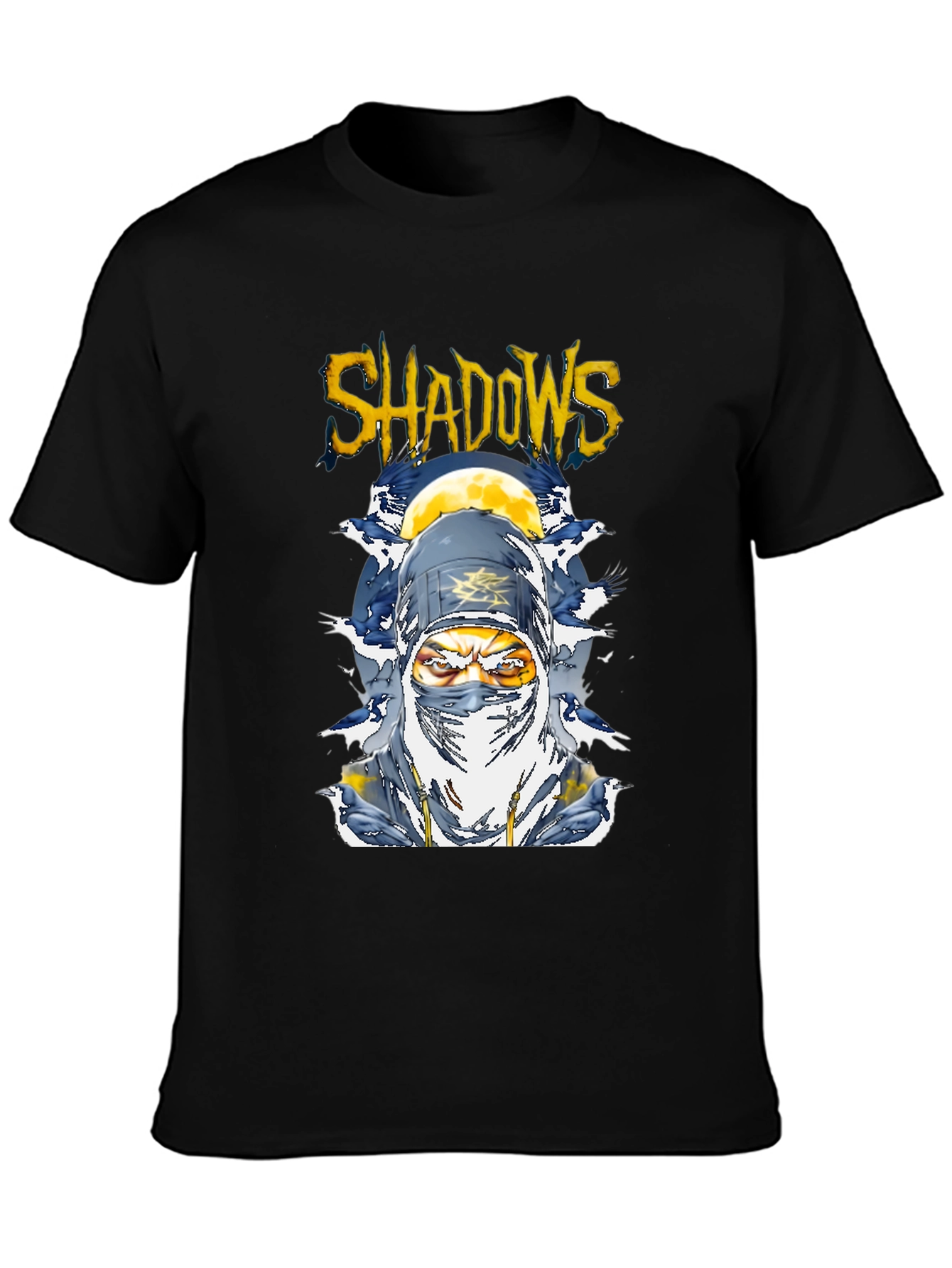Shadows Ninja Graphic Tee - Mens Black T-Shirt