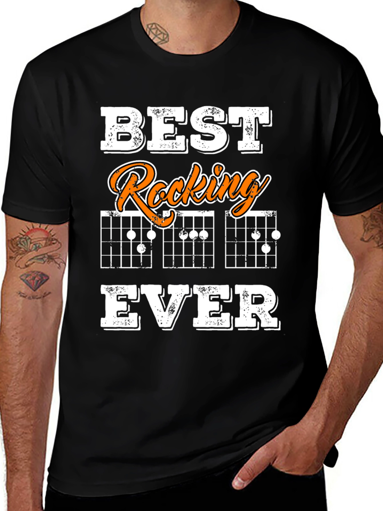 Best Rocking Ever Guitar Chord T-Shirt
