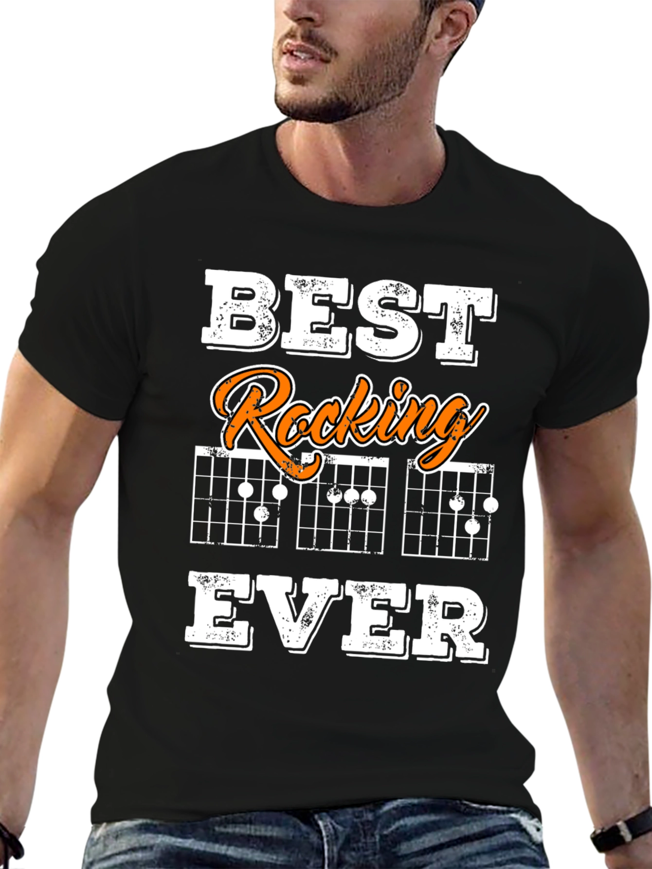Best Rocking Ever Guitar Chord T-Shirt