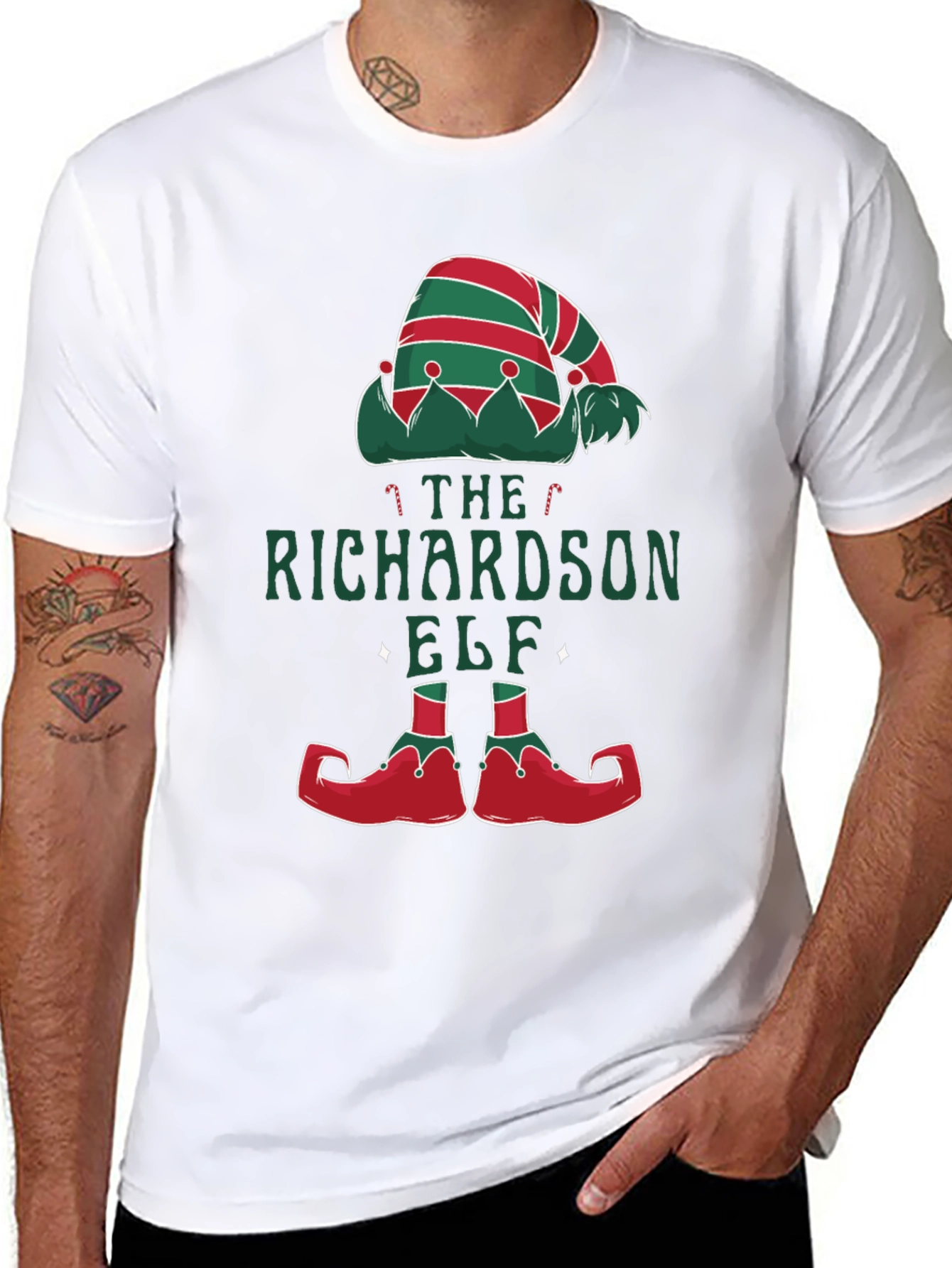 Richardson Elf Christmas T-Shirt Holiday Tee