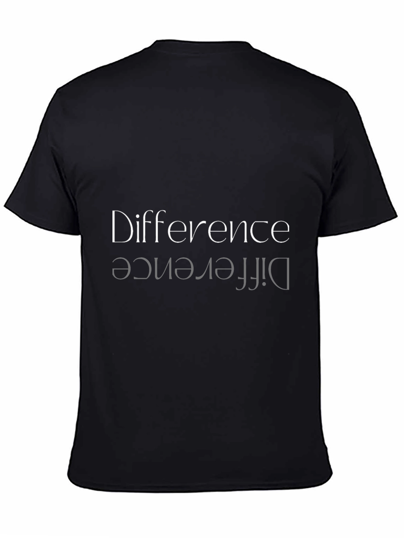 Difference Graphic Tee - Mens Black T-Shirt