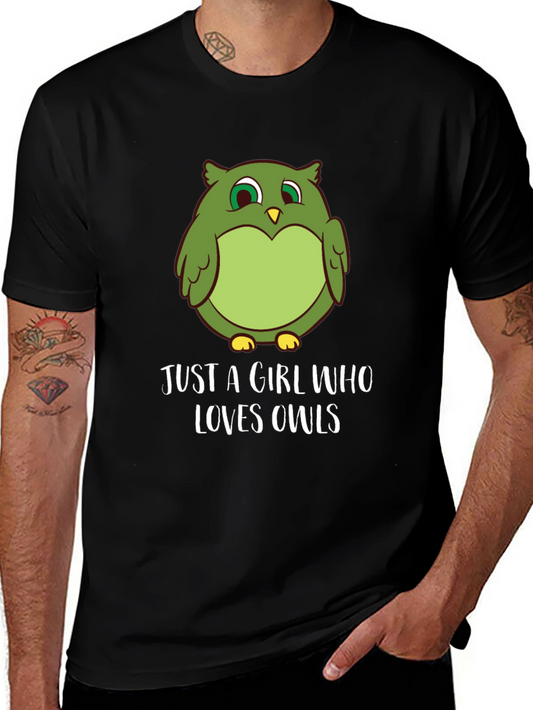 Just A Girl Who Loves Owls T-Shirt