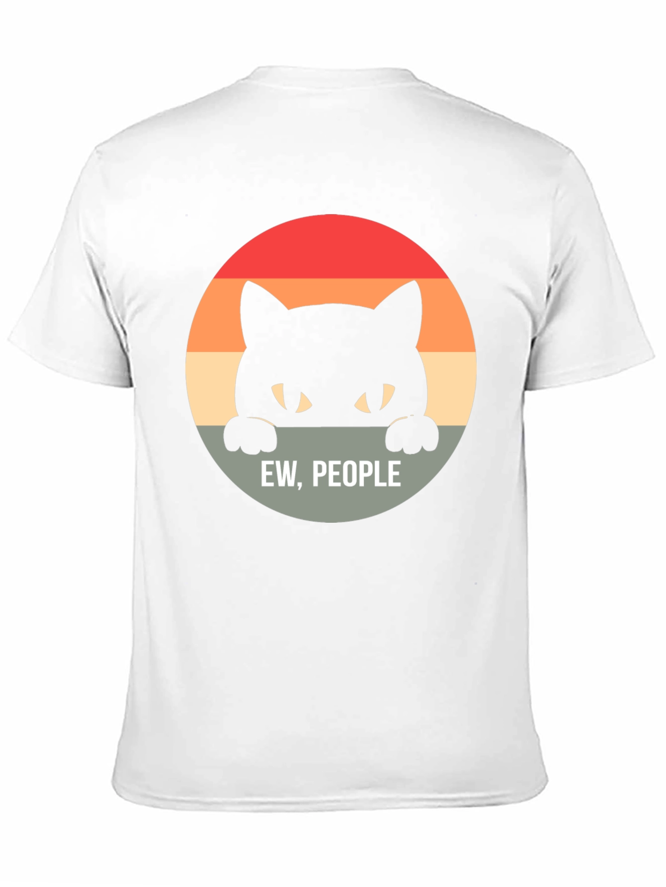 Ew People Black Cat T-Shirt