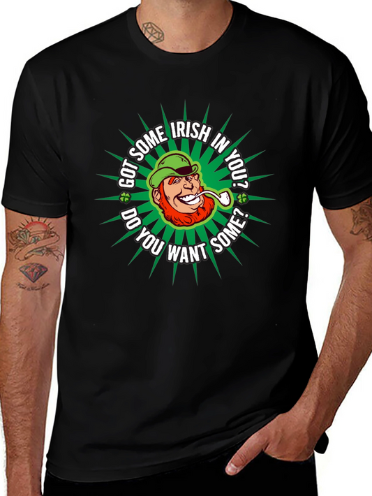 Funny St. Patricks Day Irish Leprechaun Graphic T-Shirt