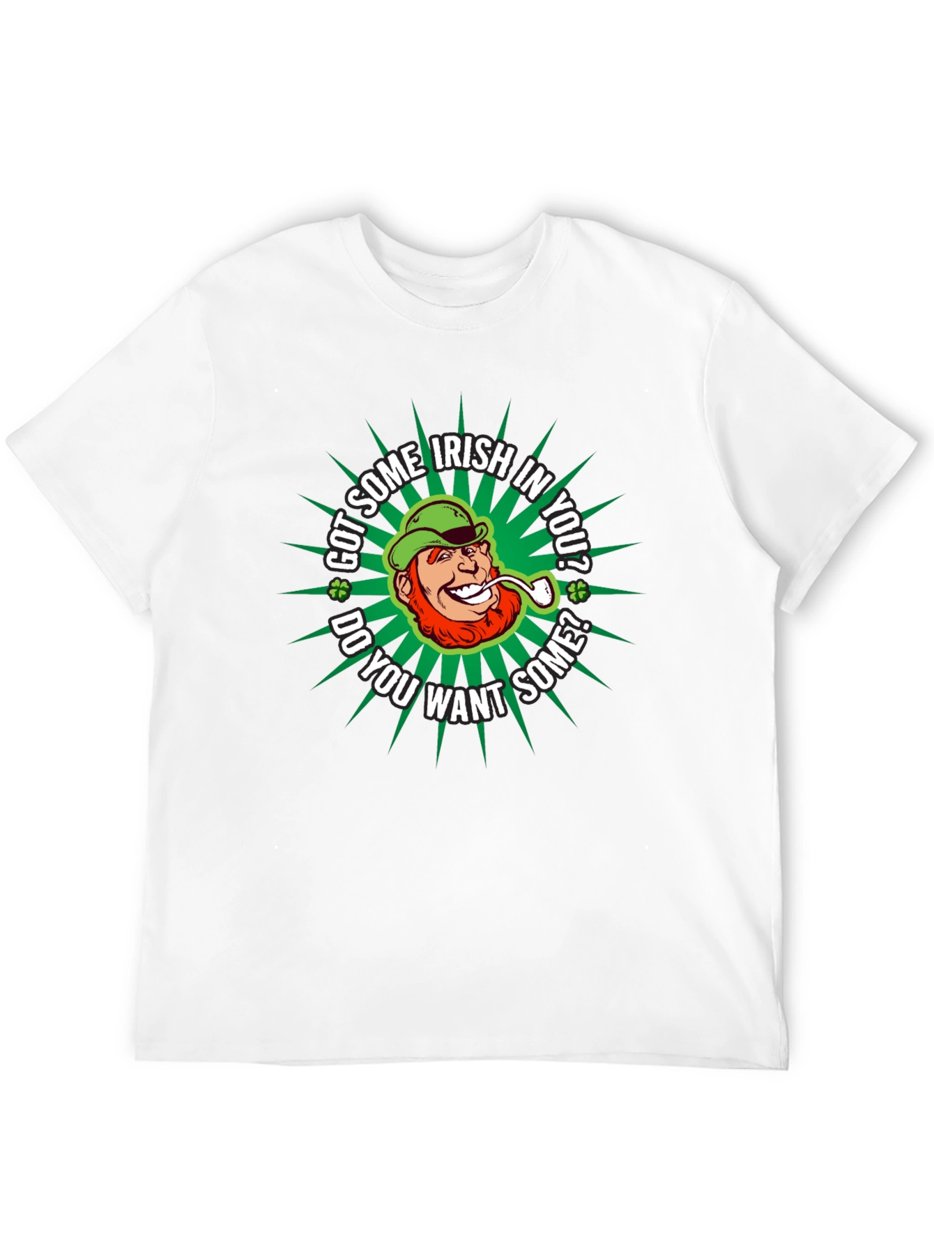 Funny St. Patricks Day Irish Leprechaun Graphic T-Shirt