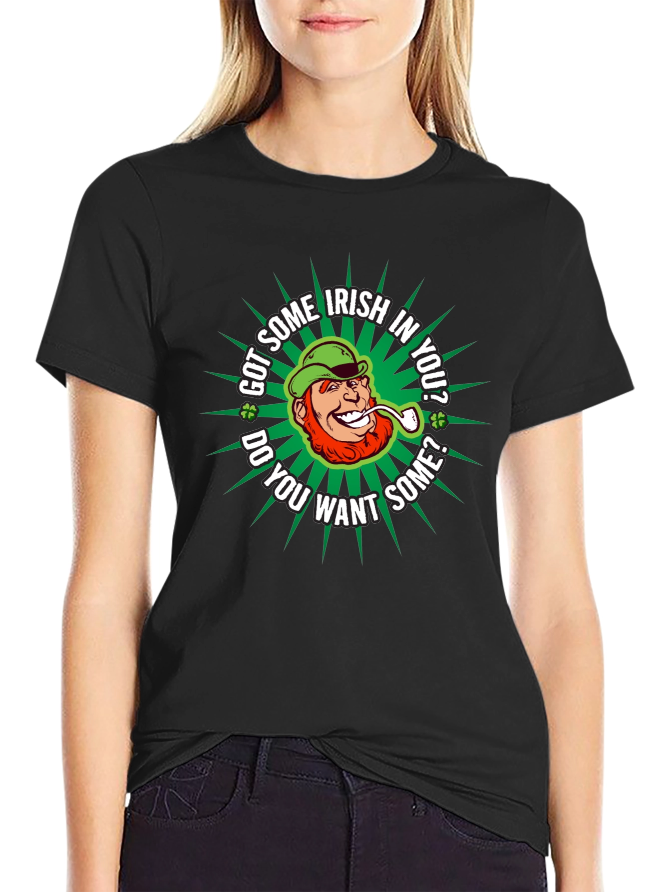 Funny St. Patricks Day Irish Leprechaun Graphic T-Shirt