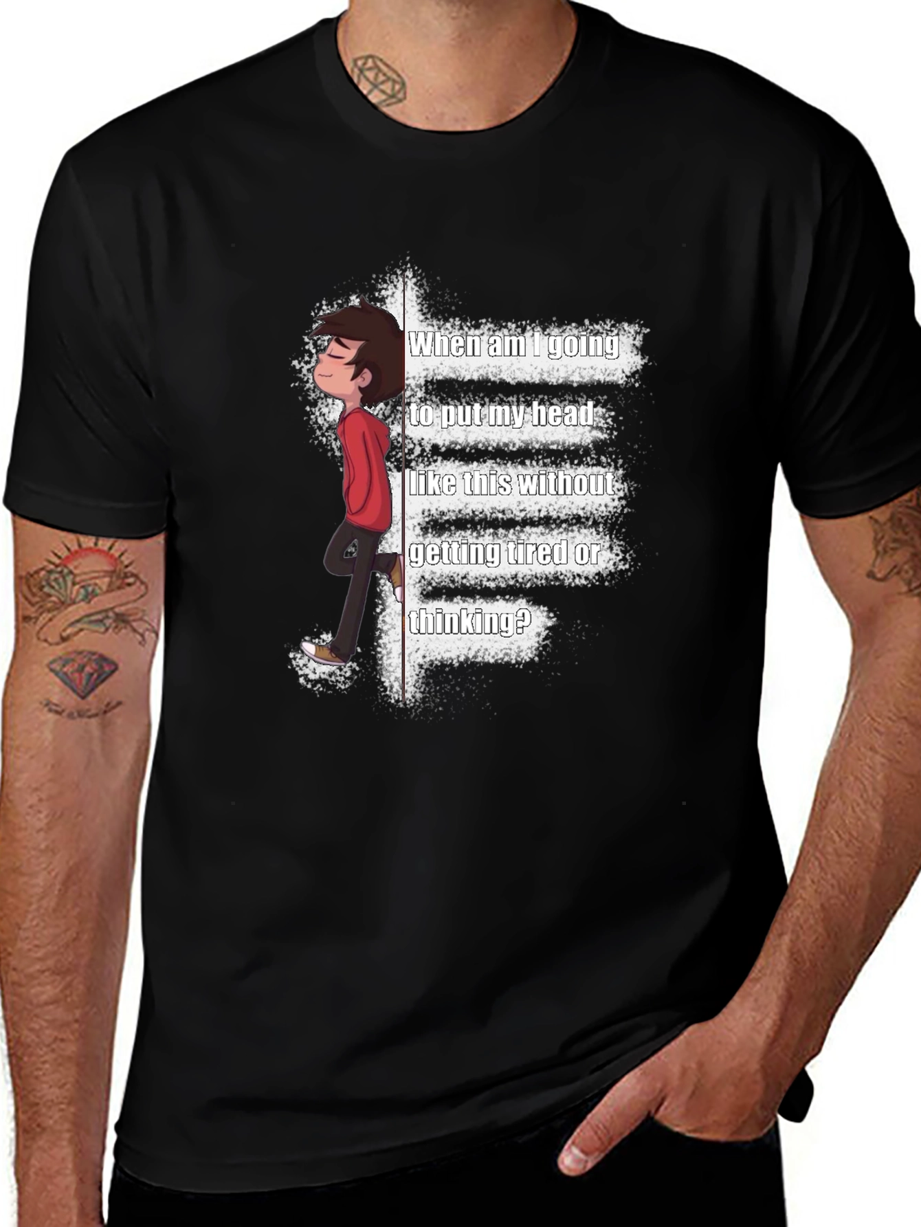 Stylish Graphic Tee - When am I going...