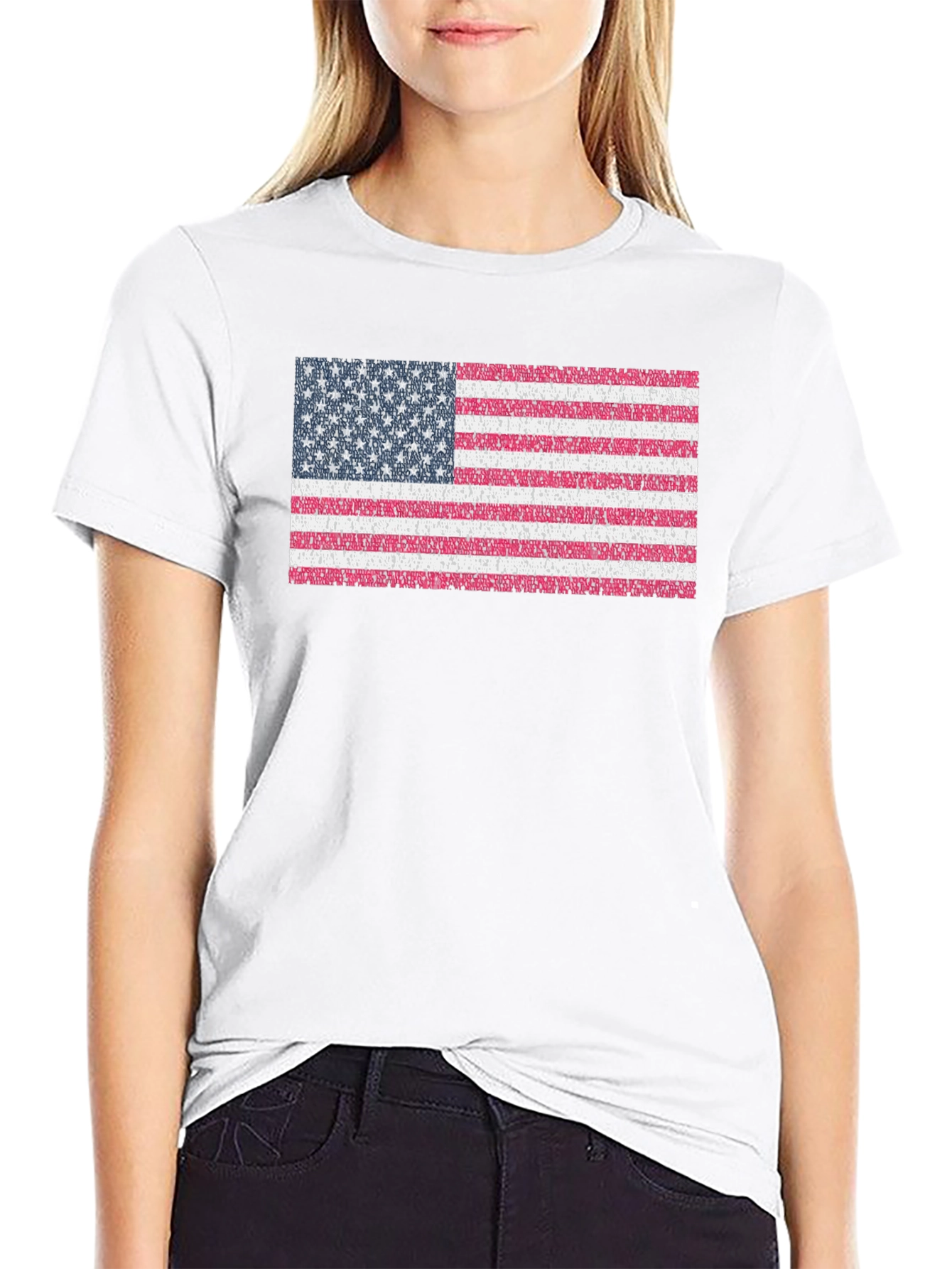 USA Flag Graphic Tee - Patriotic American Pride T-Shirt