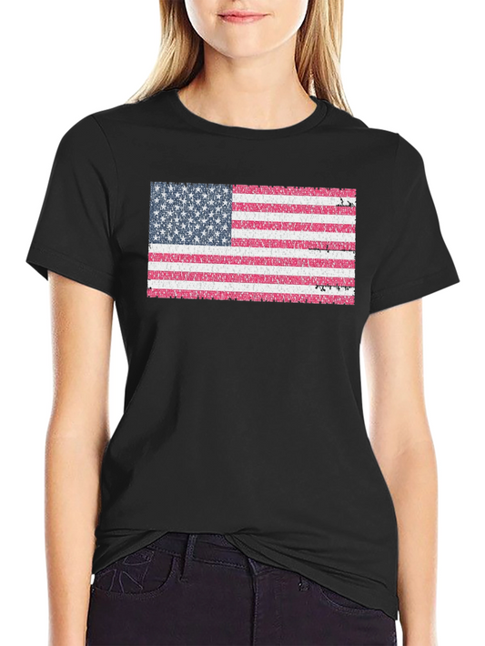 USA Flag Graphic Tee - Patriotic American Pride T-Shirt