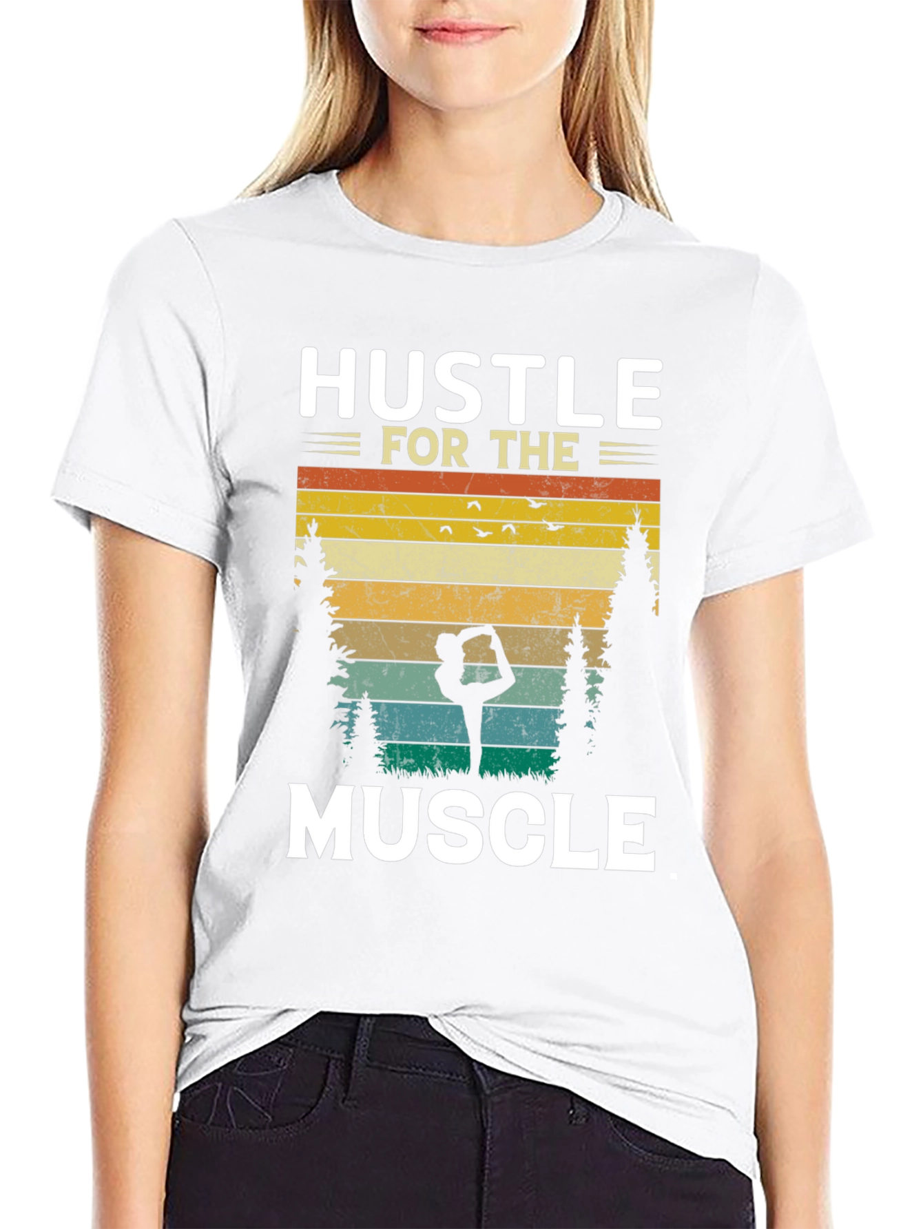 Hustle for the Muscle Graphic Tee