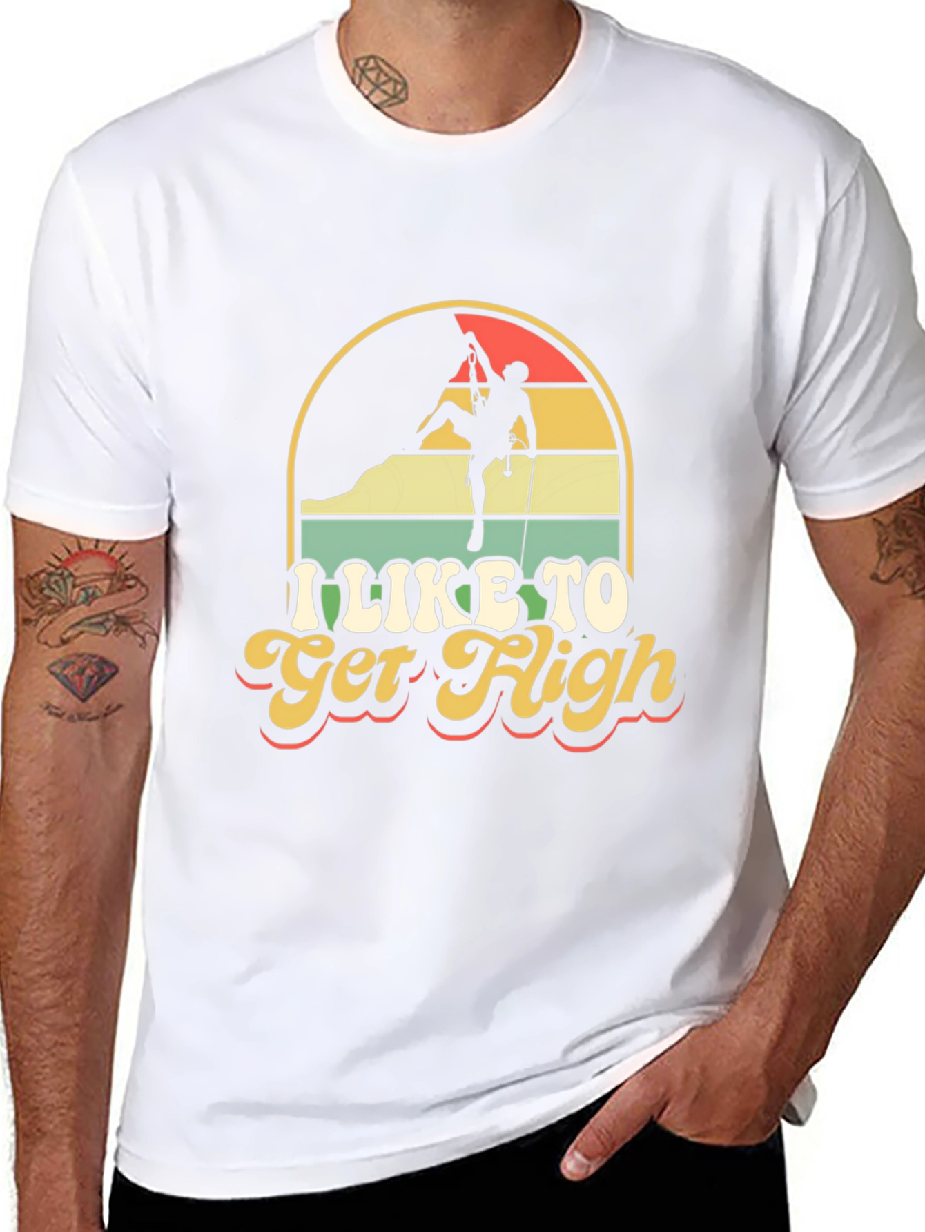 I Like To Get High Climbing T-Shirt