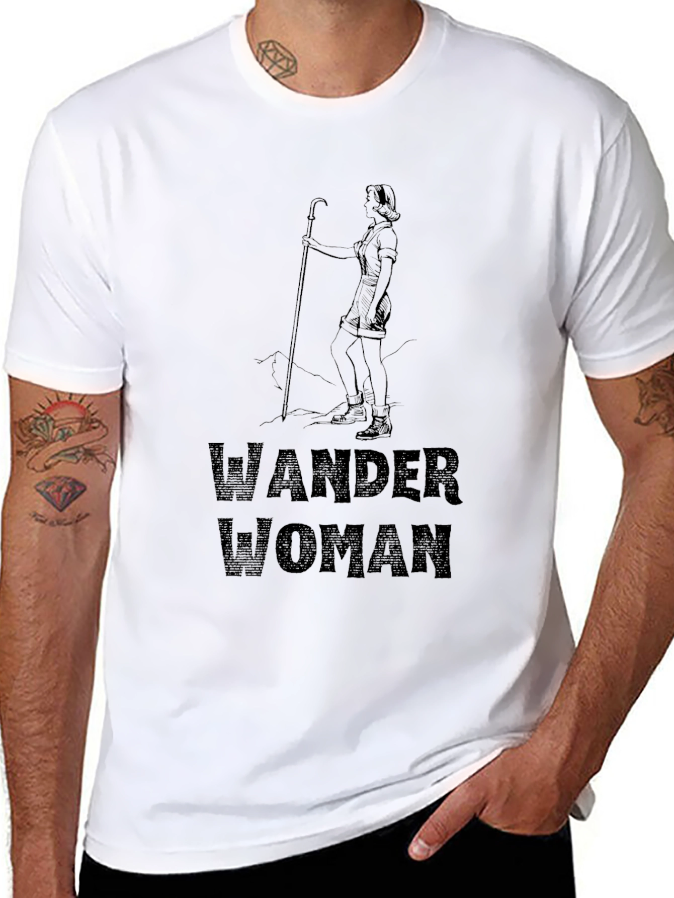 Wander Woman Graphic Tee - Adventure T-Shirt