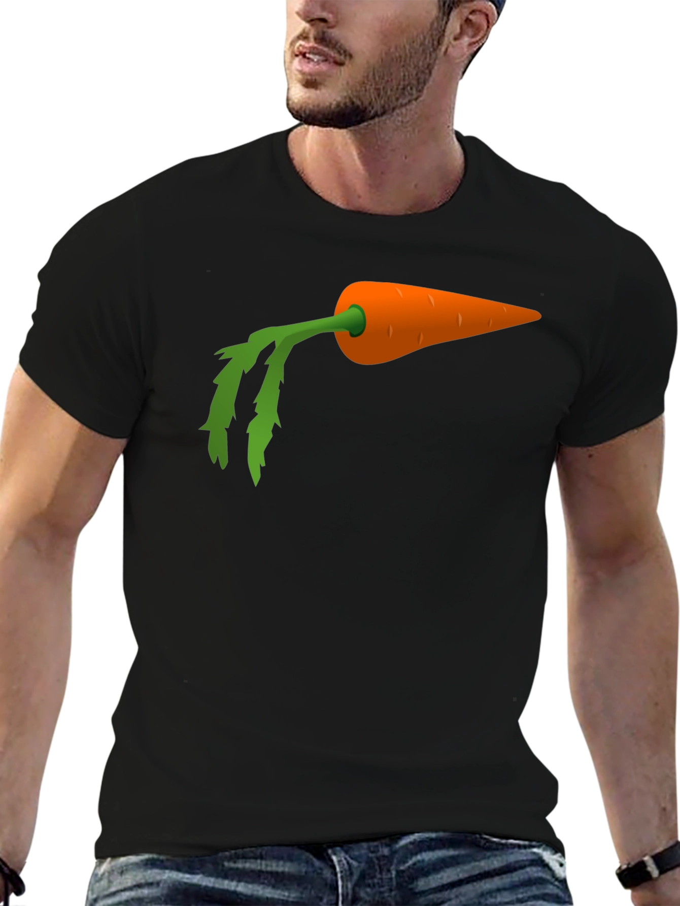 Carrot Graphic T-Shirt - Unique Design Comfortable Fit